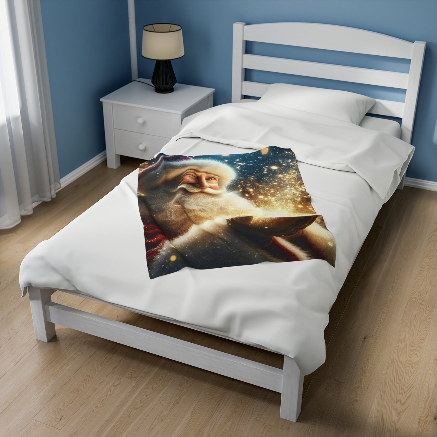 Santa Magic Velveteen Plush Blanket (aiB & J Collections)