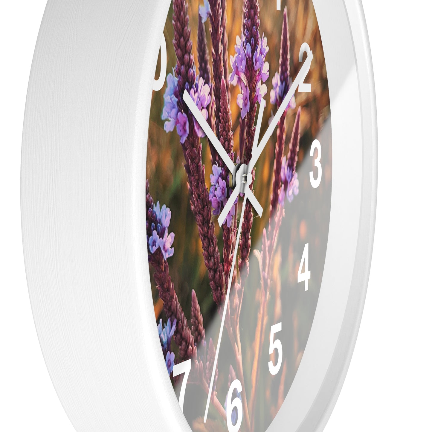 Purple Fields Clock (SP Photography Collection)