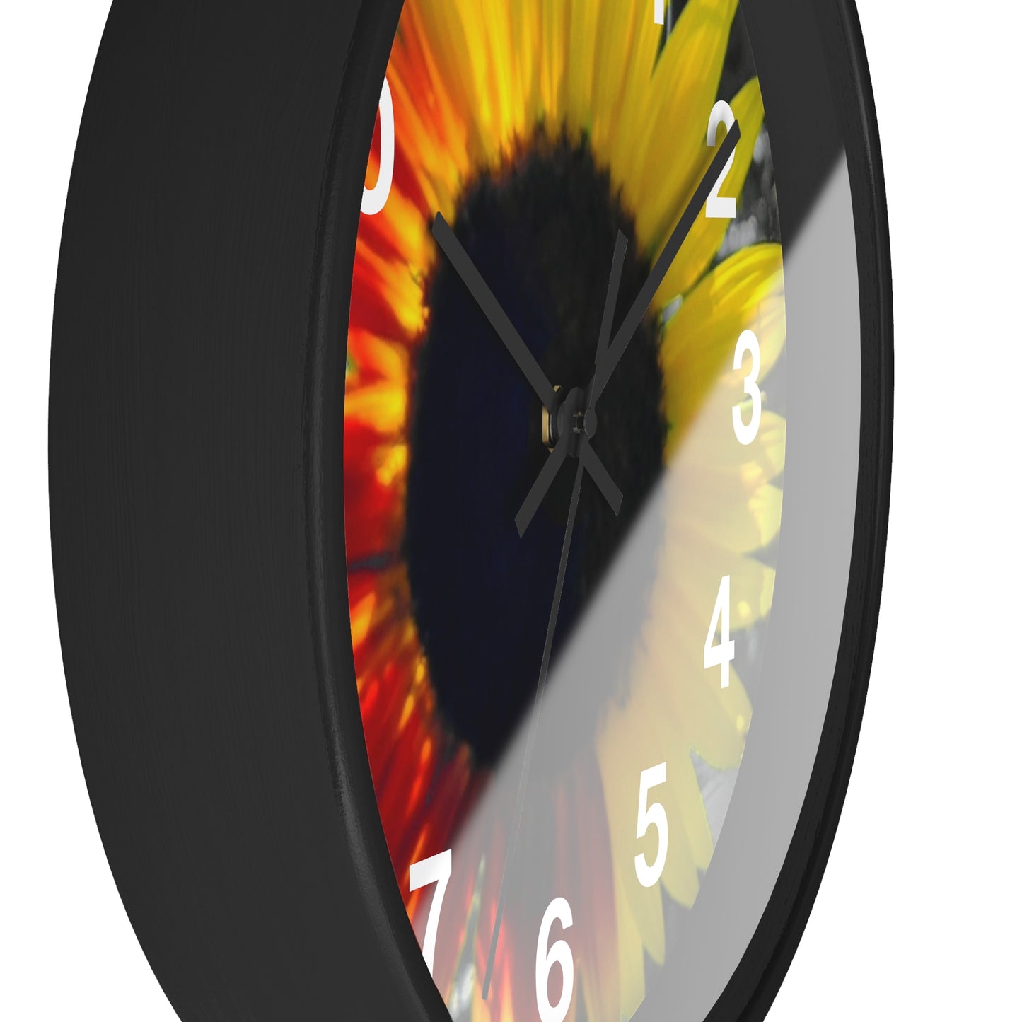 Mixed Sunflower Wall Clock (Enchanted Exposures By Tammy Lyne)