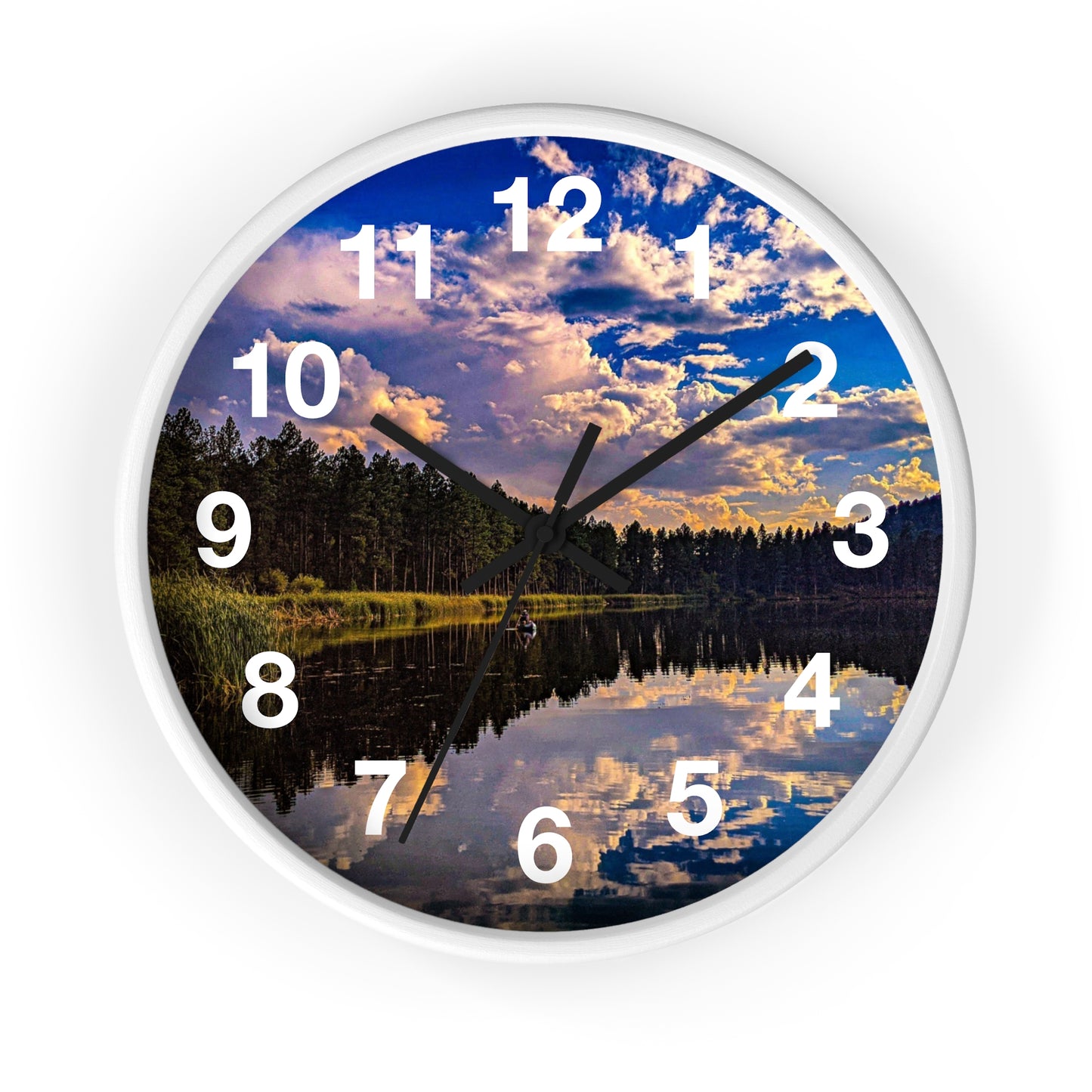 The Lake Wall Clock (SP Photography Collection)