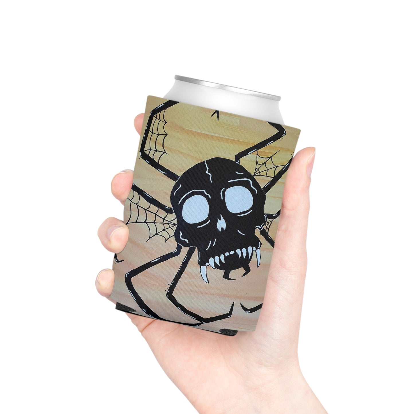Spike Can Regular Cooler Sleeve (Peculiar Paintings Collection) BLACK