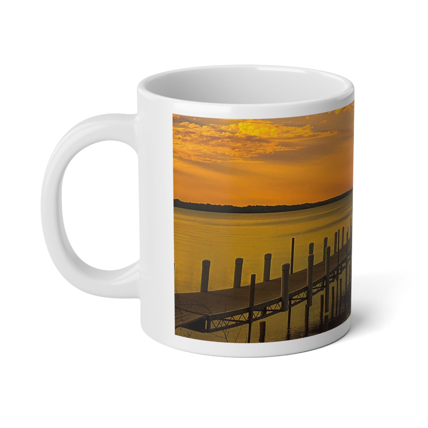 On the dock Jumbo Mug, 20oz (SP Photography Collection)