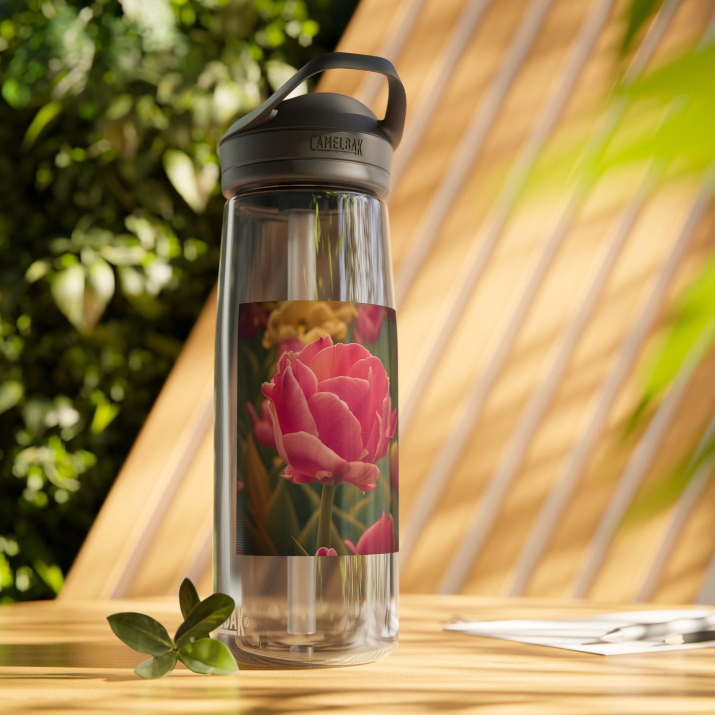Pink Buttercup CamelBak Eddy® Water Bottle, 25oz (SP Photography Collection)