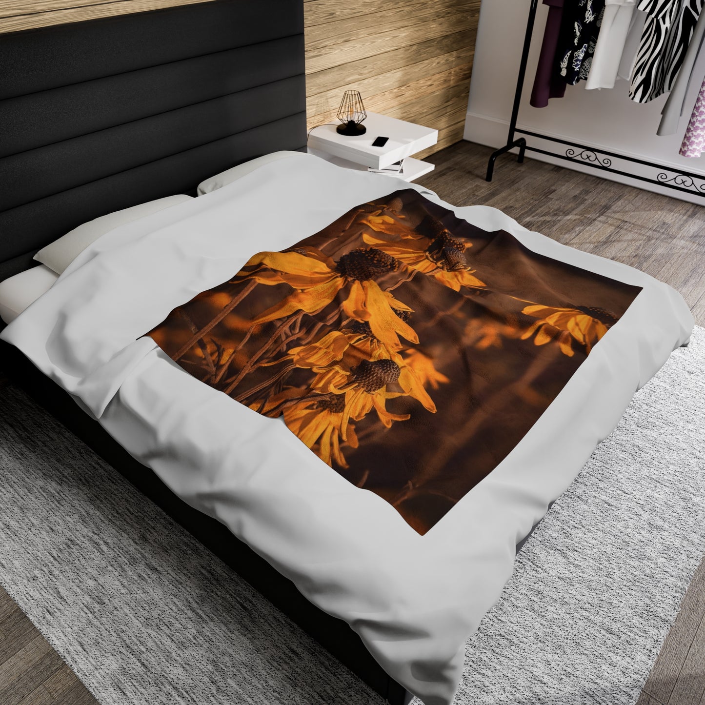 Coneflower Plush Blanket (SP Photography Collection)
