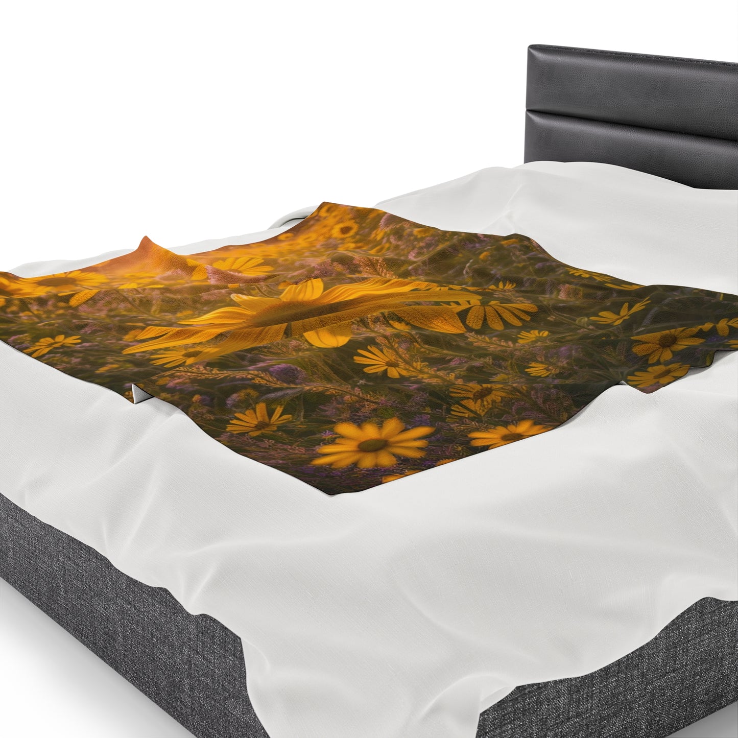 Narrow leaf Velveteen Plush Blanket (SP Photography Collection)