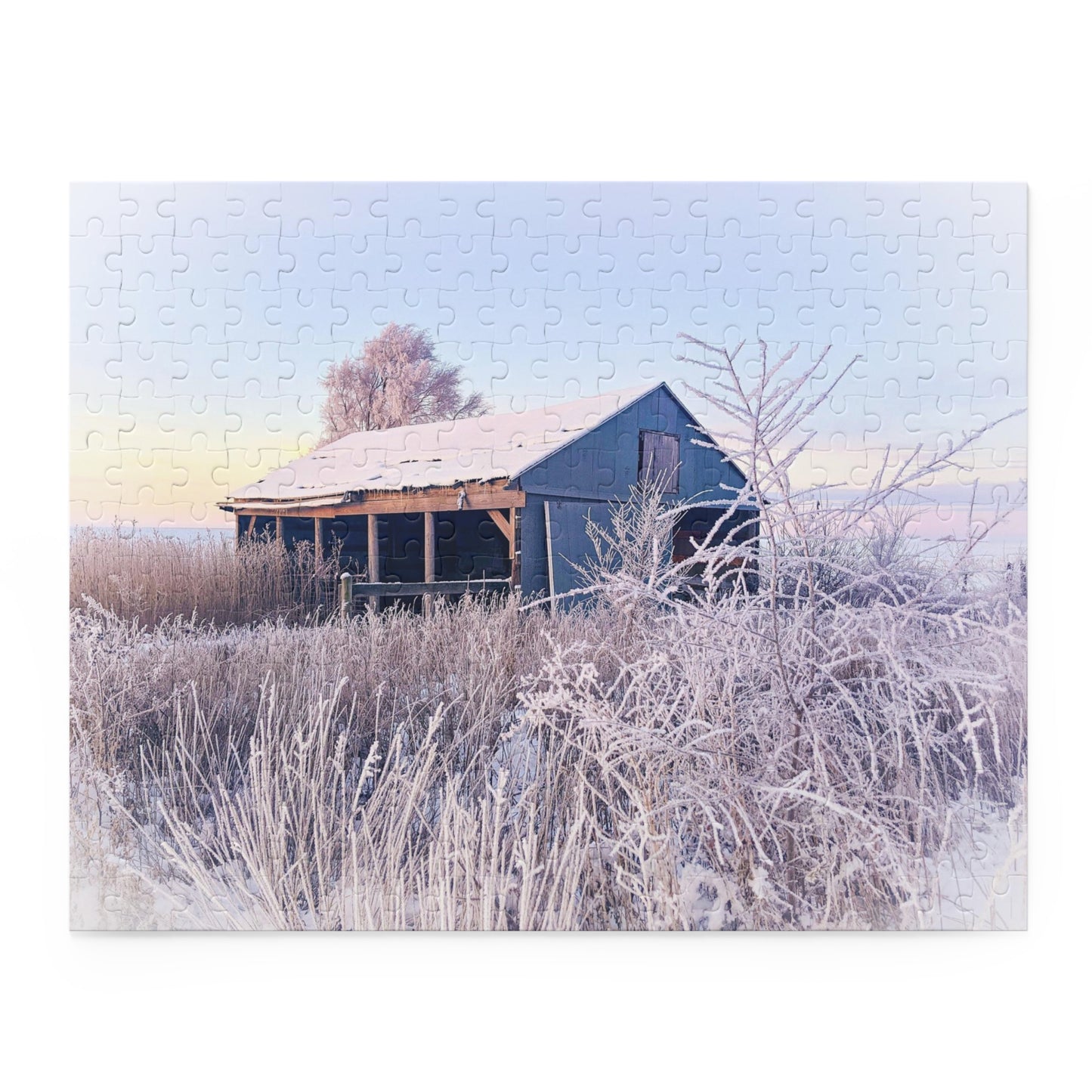 Wintery Barn Puzzle (SP Photography Collection 120, 252, 500-Piece)
