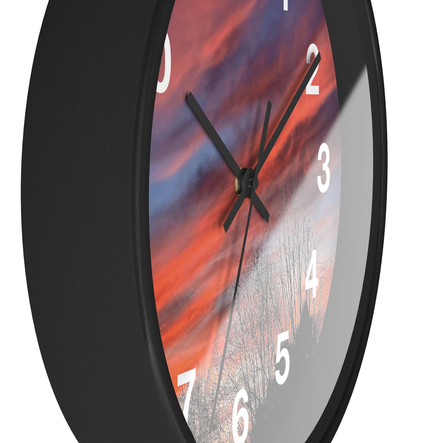 Pink Sky Wall Clock (B & J Collections)