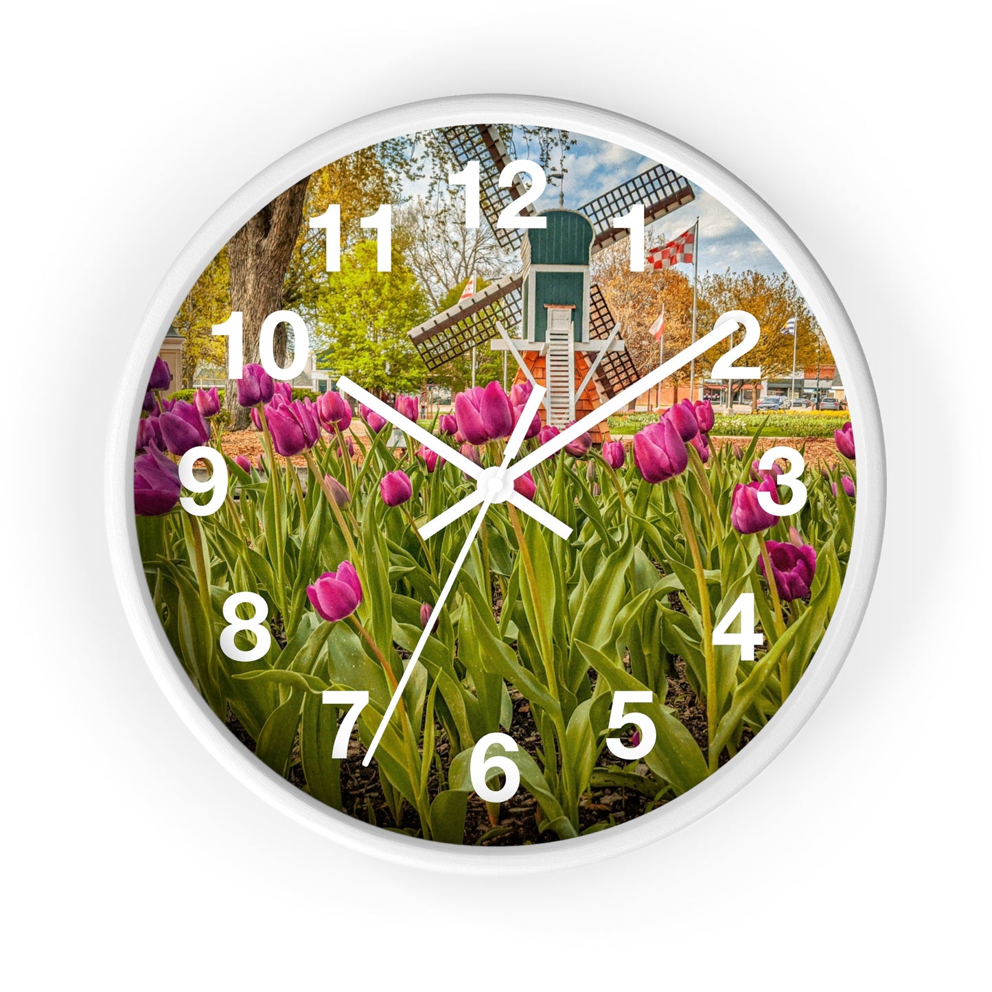 Windmill Tulip Wall Clock (SP Photography Collection)