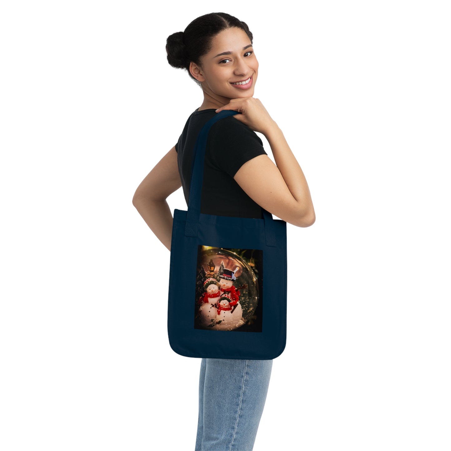Snow Globe Organic Canvas Tote Bag (SP Photography Collection)