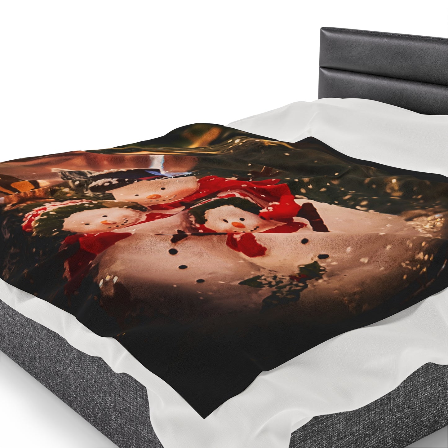 Snow Globe Velveteen Plush Blanket (SP Photography Collection)