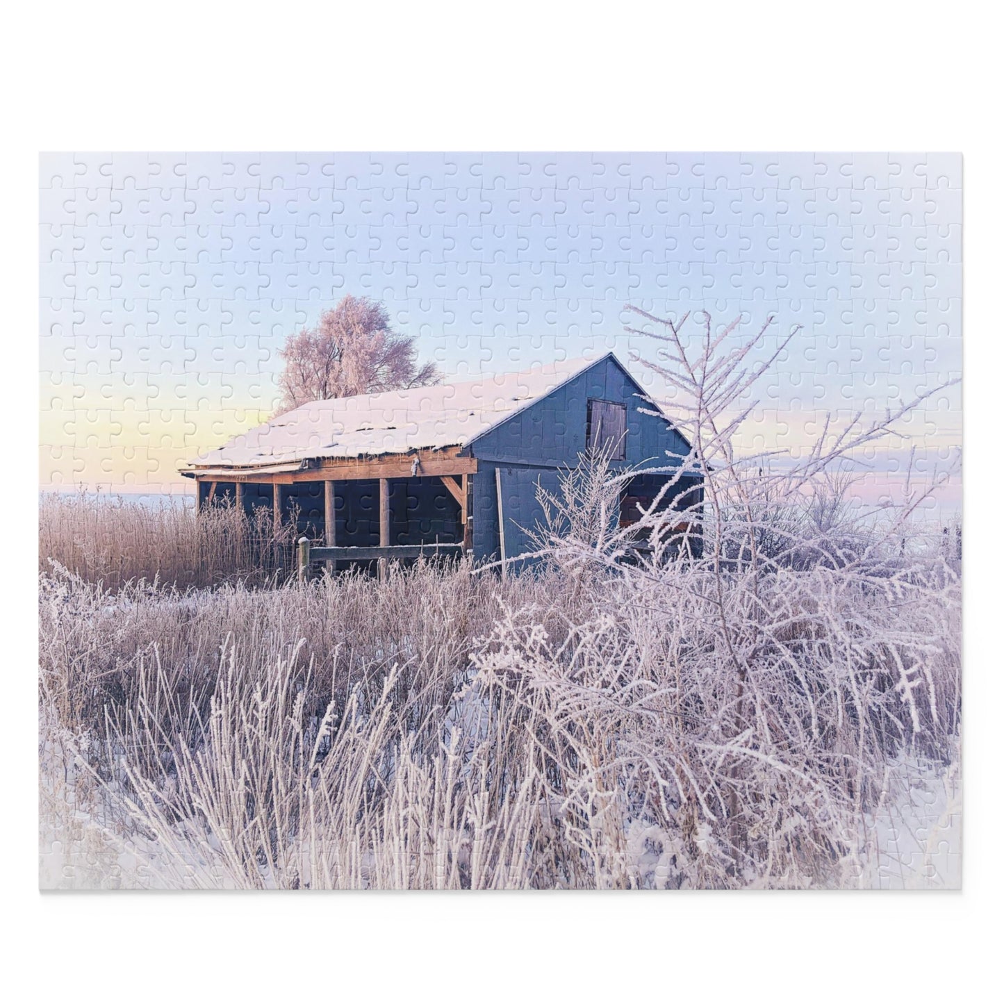 Wintery Barn Puzzle (SP Photography Collection 120, 252, 500-Piece)