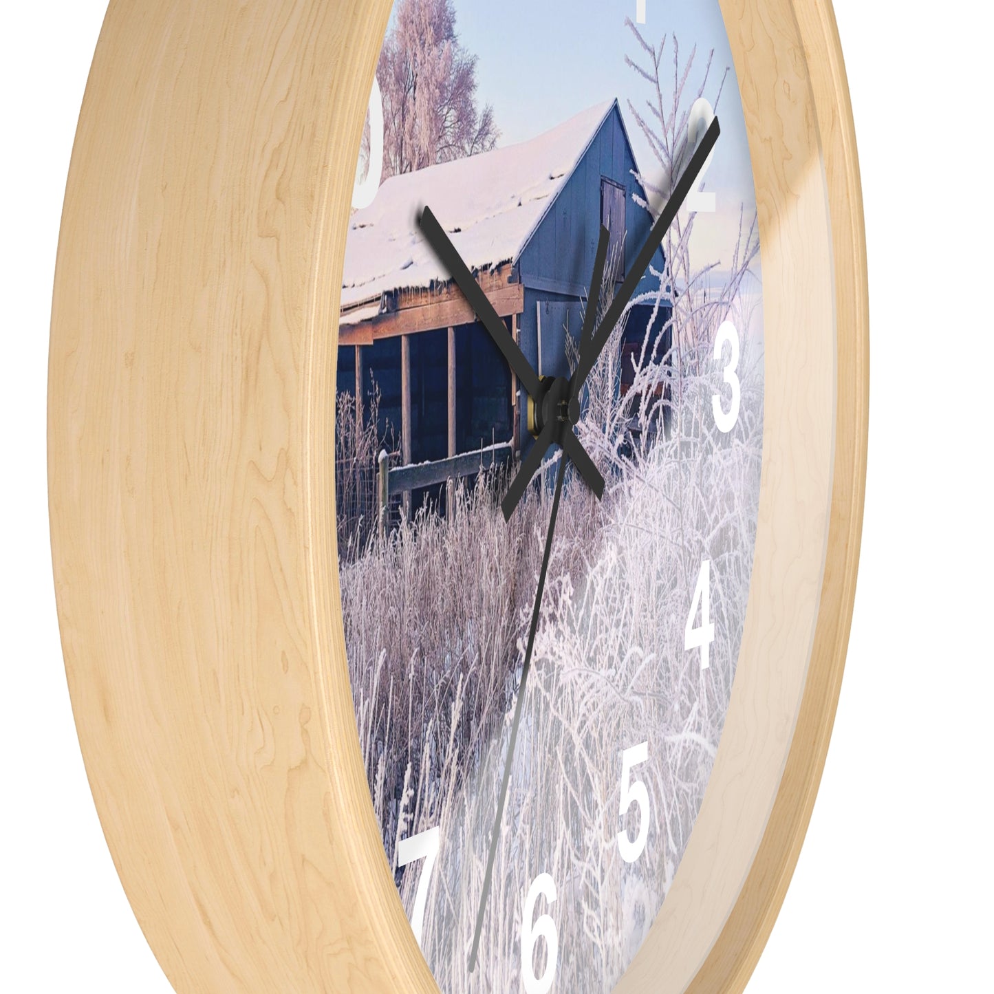 Wintery Barn Clock (SP Photography Collection)