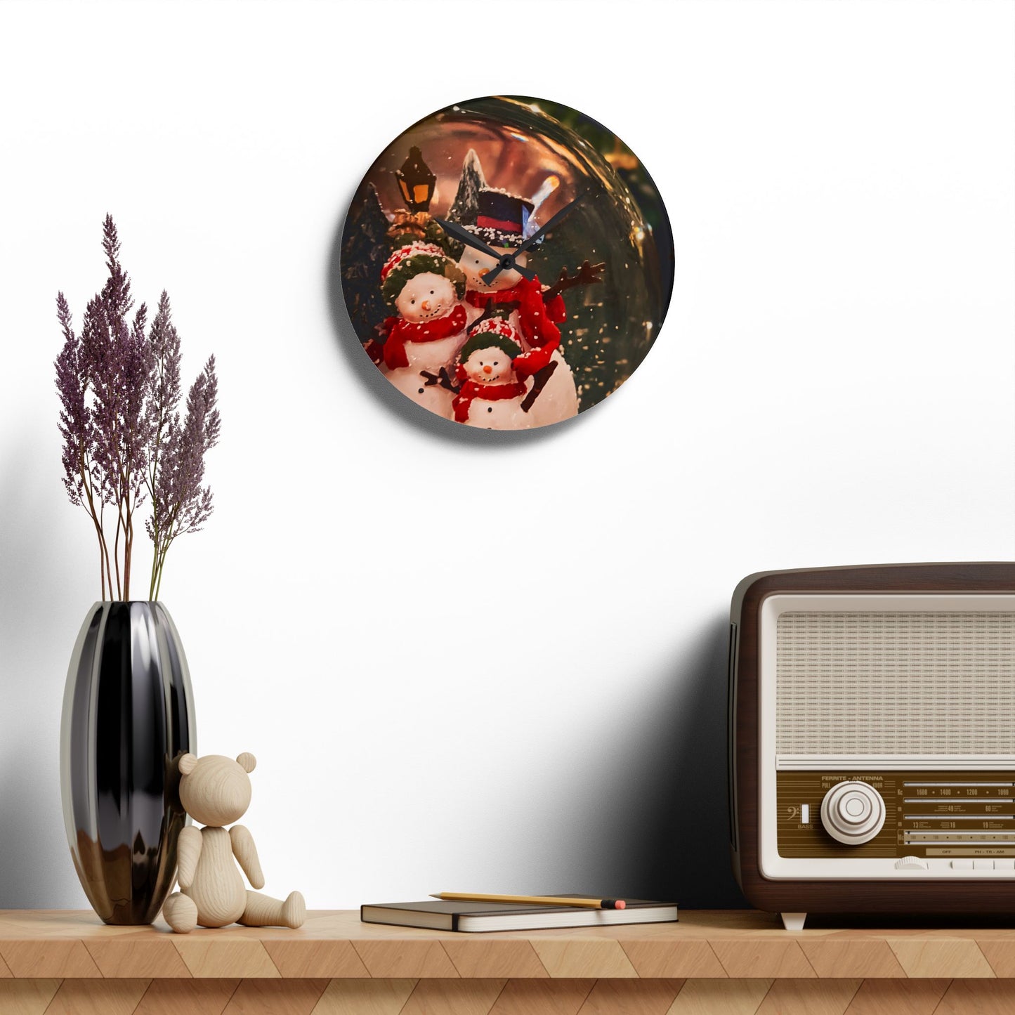 Snow Globe Wall Clock (SP Photography Collection)