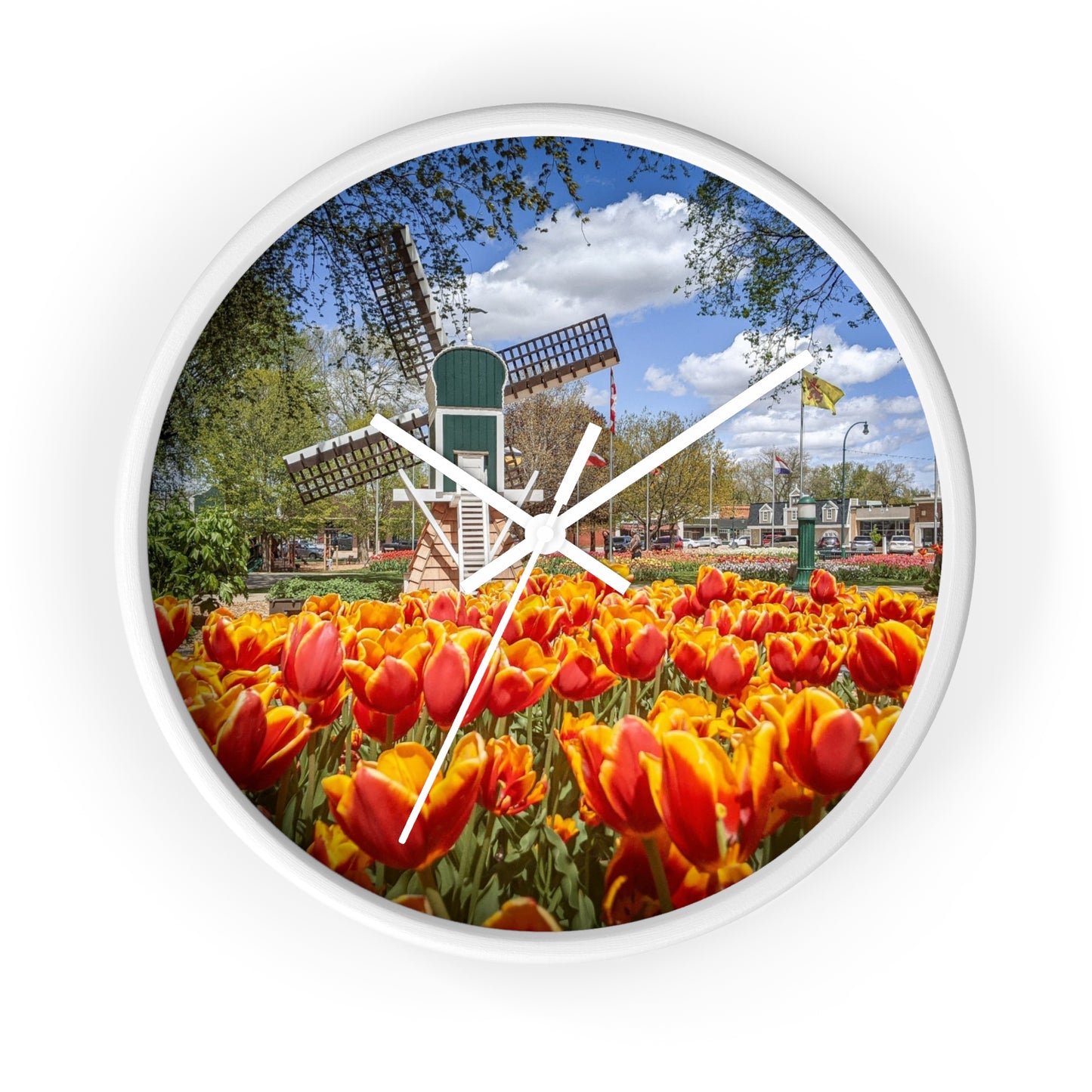Windmill Garden Wall Clock (SP Photography Collection)