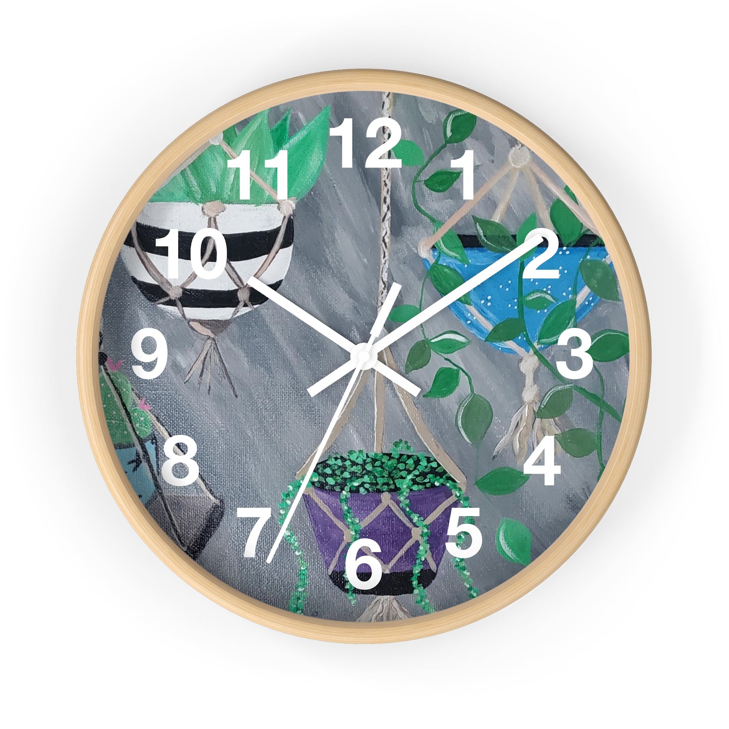 Succulent Delight Wall Clock (Brookson Collection)