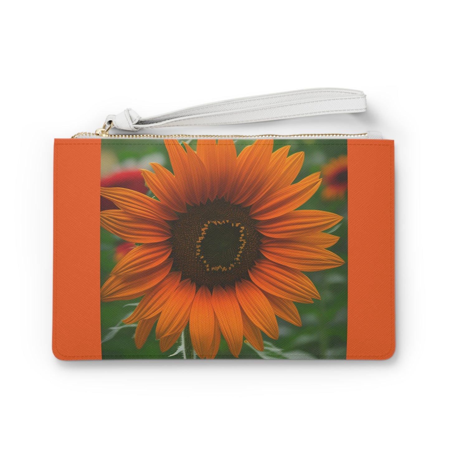 Orange Sunflower Large Clutch Bag (SP Photography Collection) ORANGE