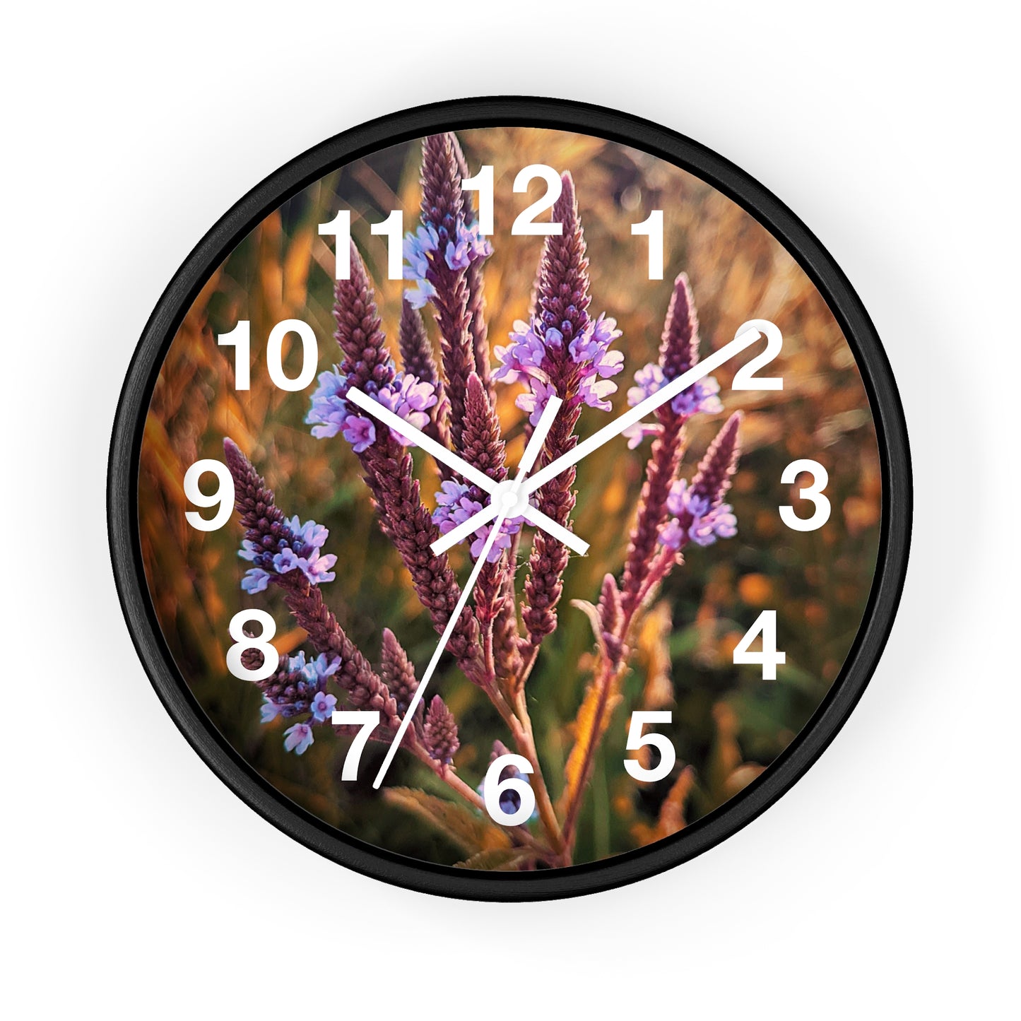 Purple Fields Clock (SP Photography Collection)