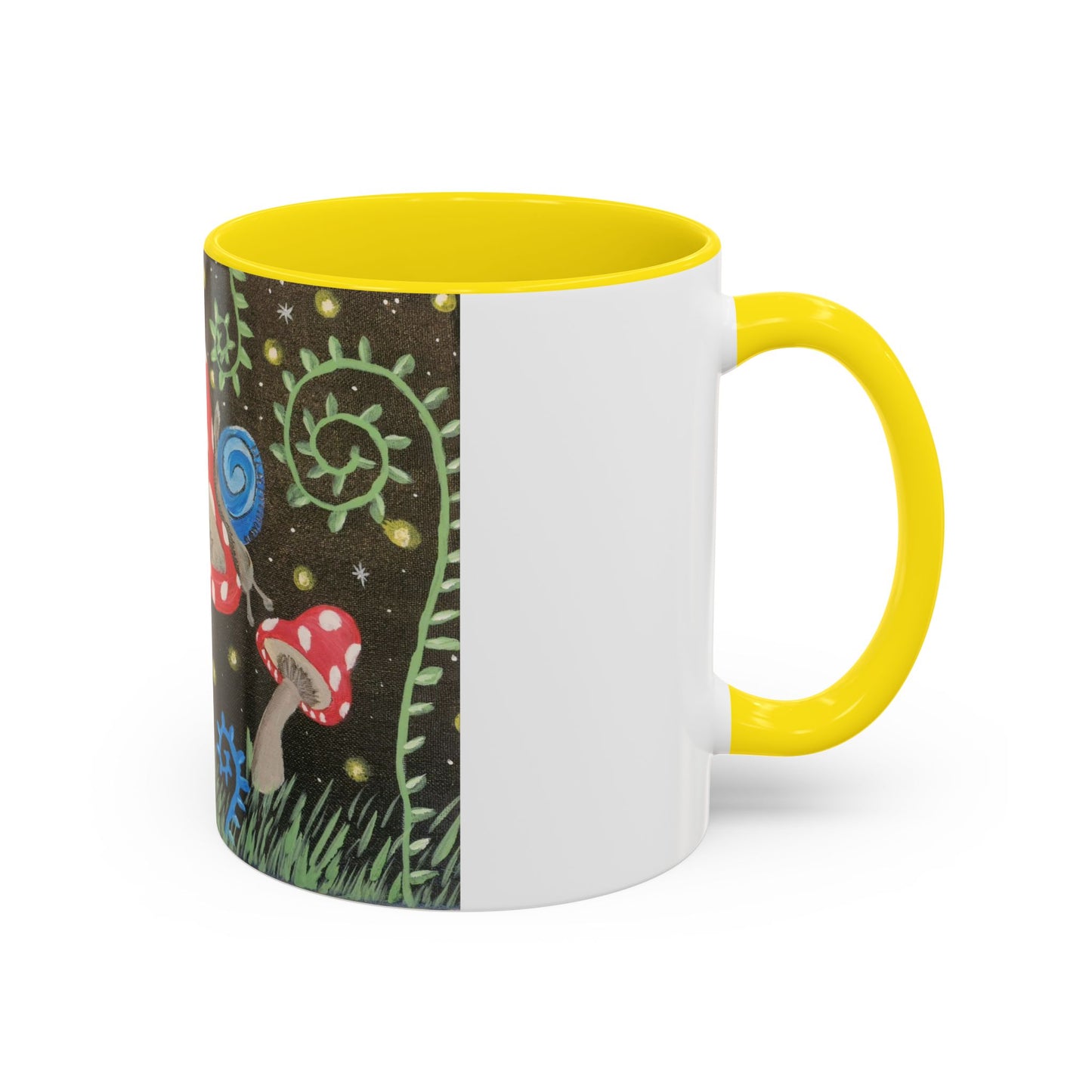 Magical Mushrooms Accent Coffee Mug, 11oz (Brookson Collection)