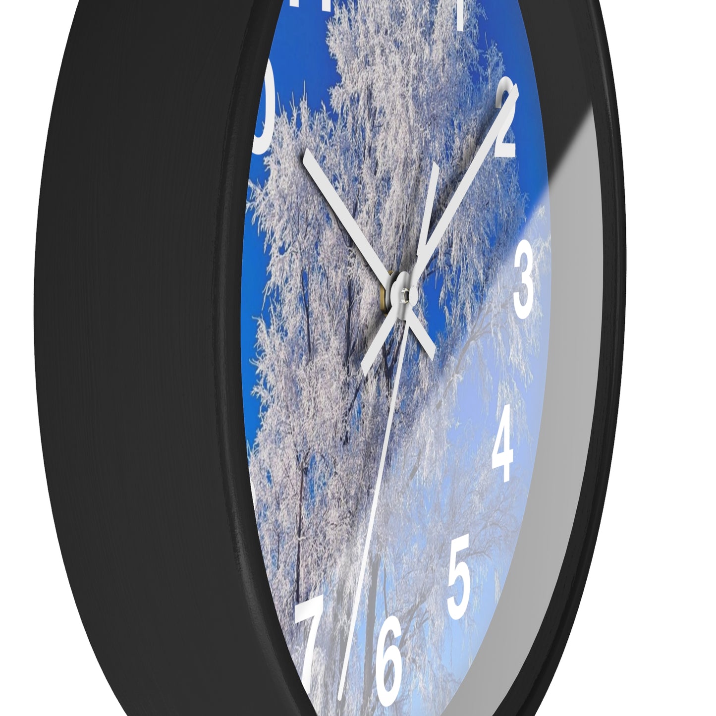 Snowy Tree Clock (SP Photography Collection)