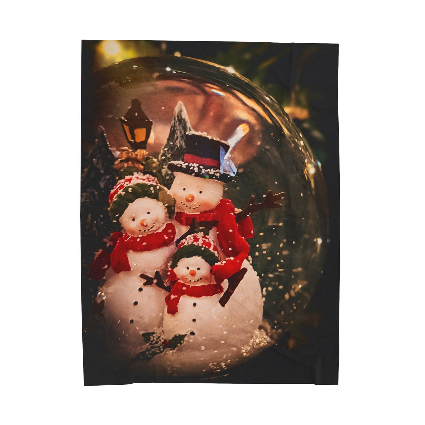 Snow Globe Velveteen Plush Blanket (SP Photography Collection)