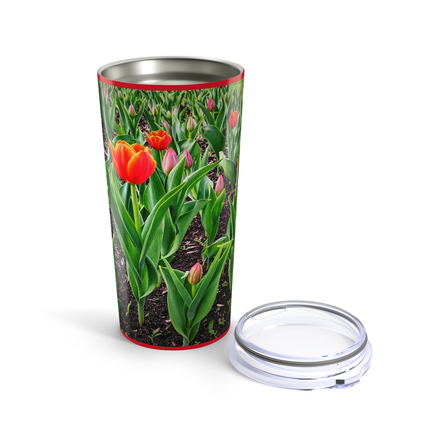 Red Tulips Tumbler 20oz (SP Photography Collection)