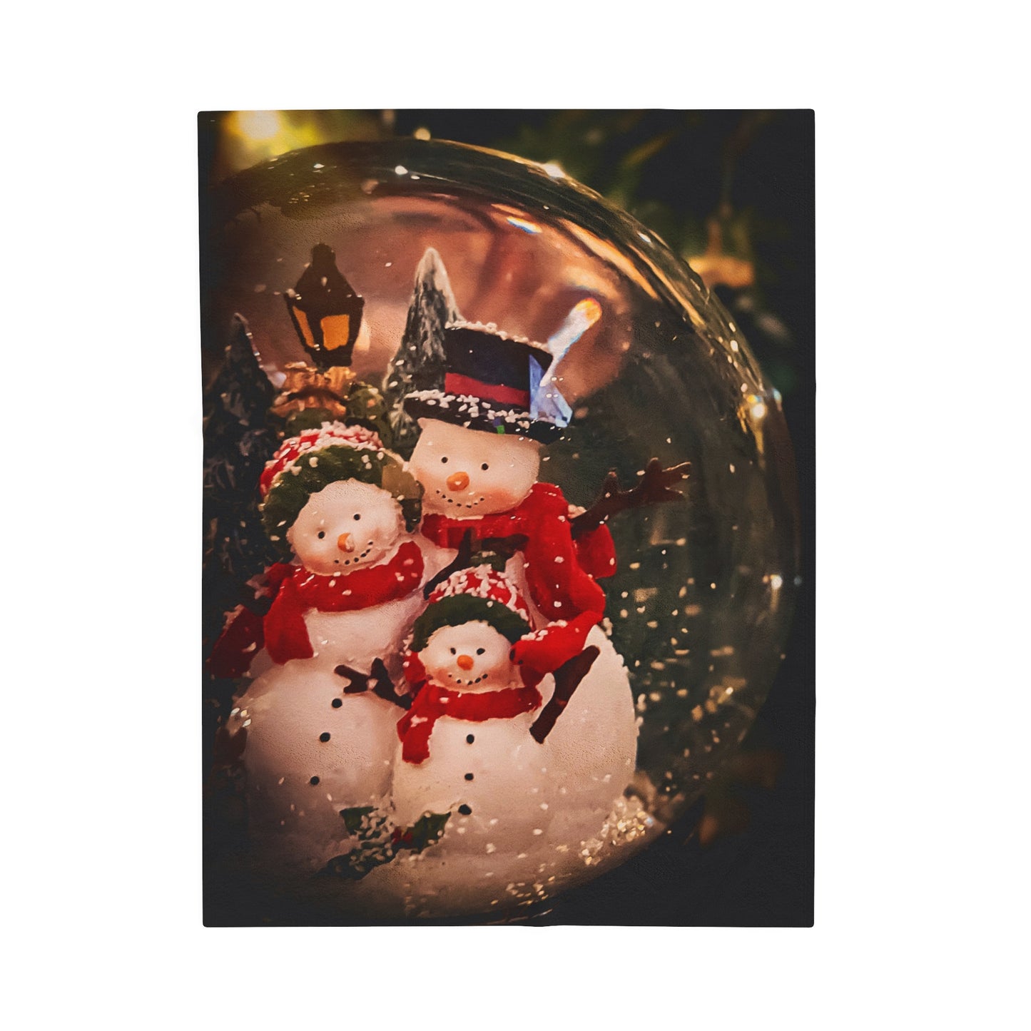 Snow Globe Velveteen Plush Blanket (SP Photography Collection)