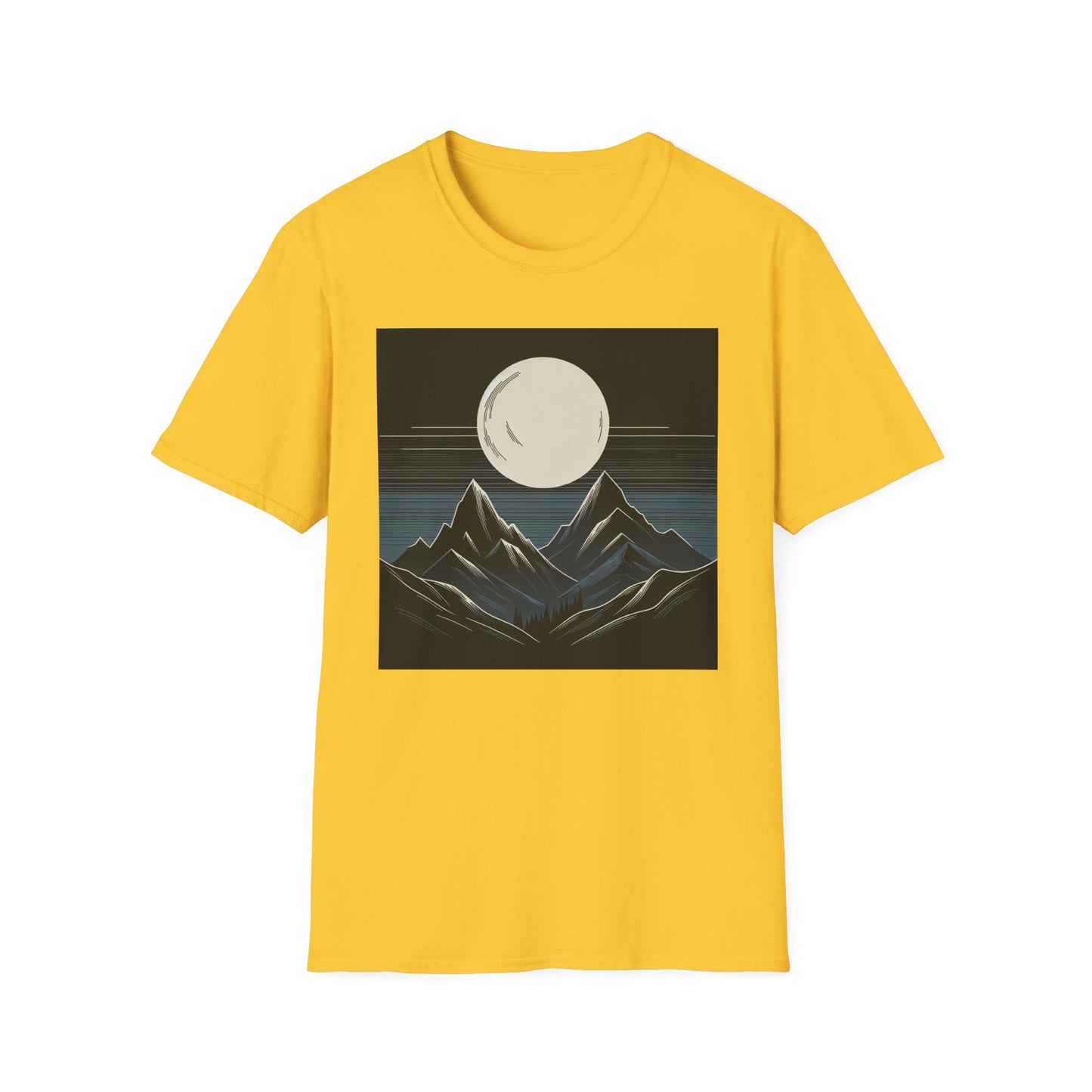 Moon Unisex Soft-style T-Shirt (B & J Collections)
