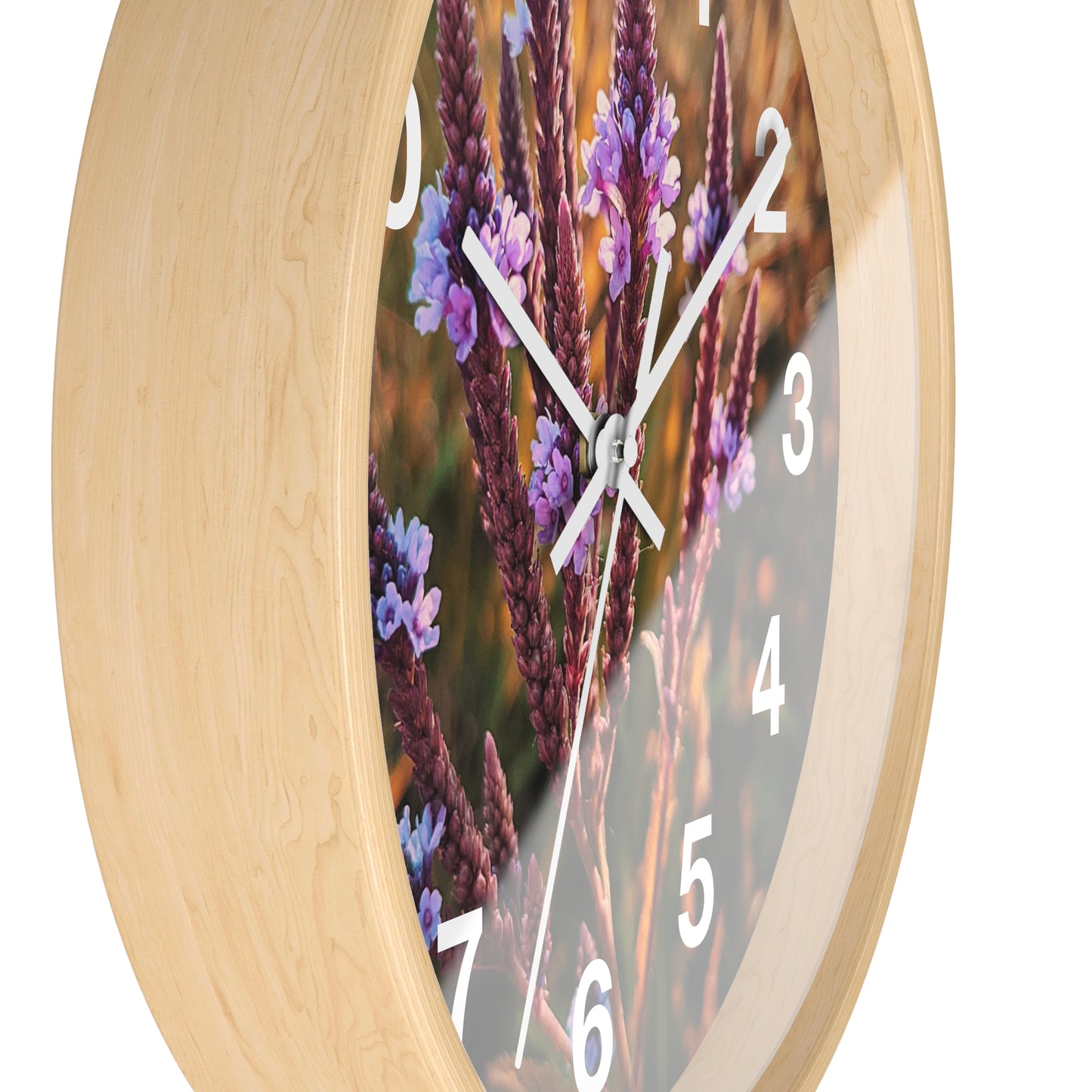 Purple Fields Clock (SP Photography Collection)