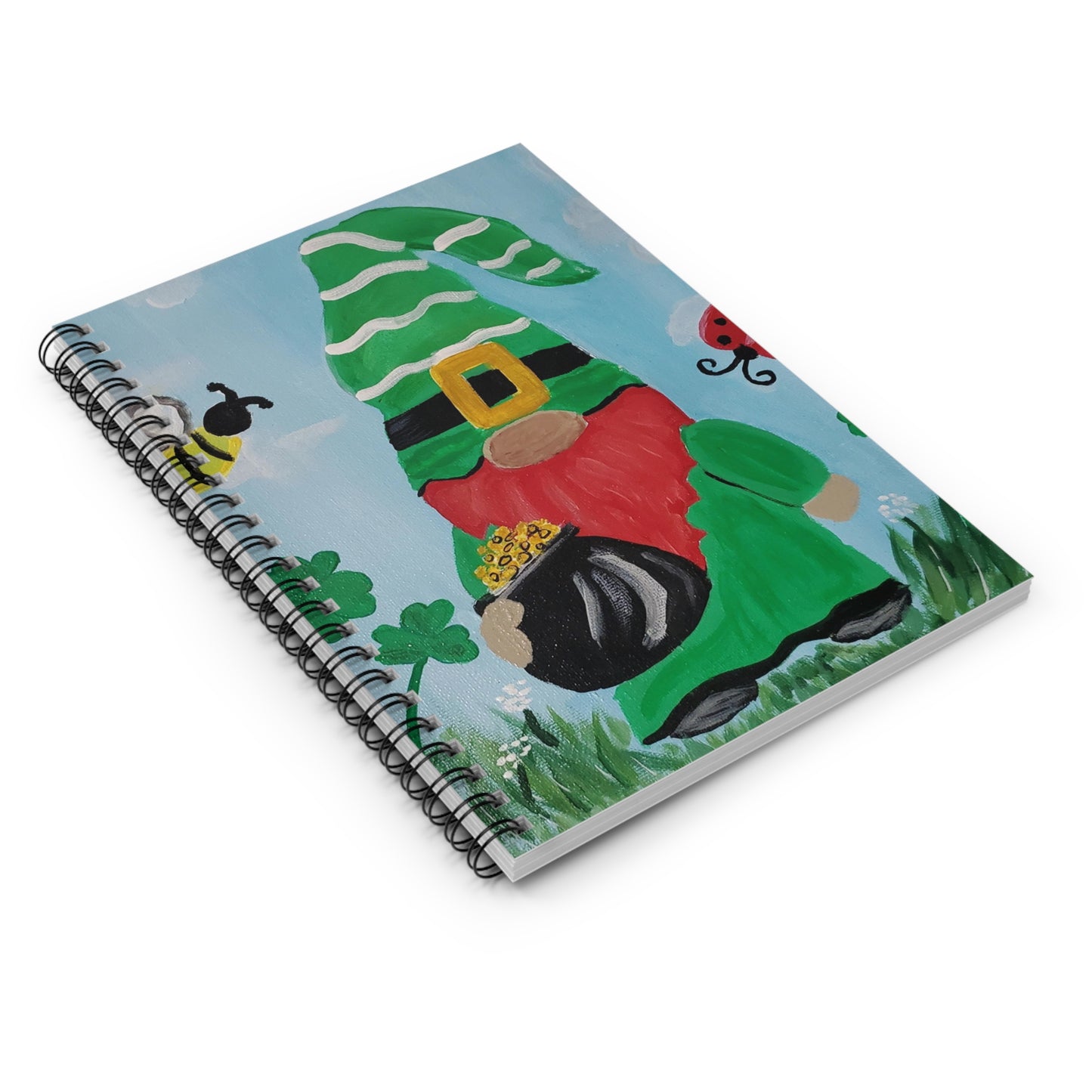 St. Patrick Gnome Spiral Notebook - Ruled Line (Brookson Collection)