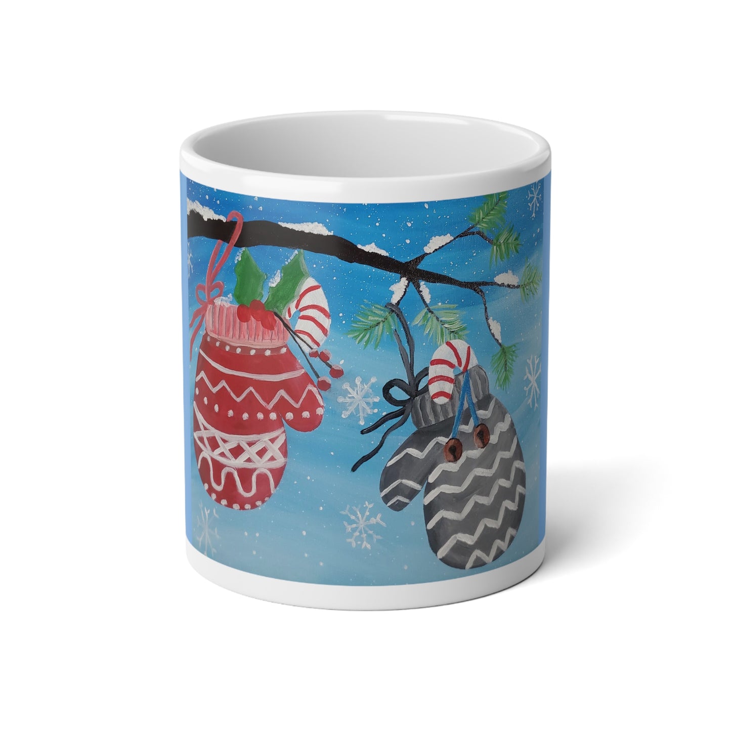 Mittens Jumbo Mug, 20oz (Brookson Collection) BLUE