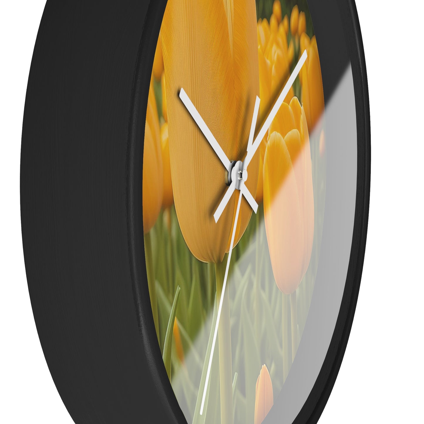 Yellow Tulip Wall Clock (SP Photography Collection)