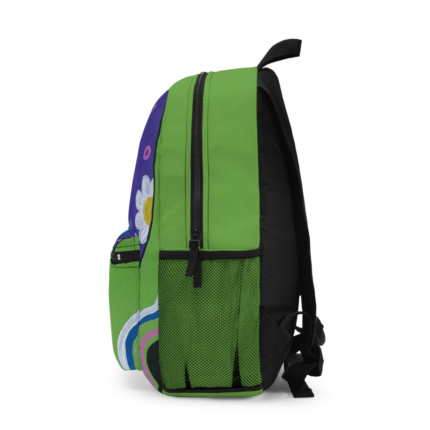Marguerite Mushroom Backpack (Peculiar Paintings Collection) GREEN