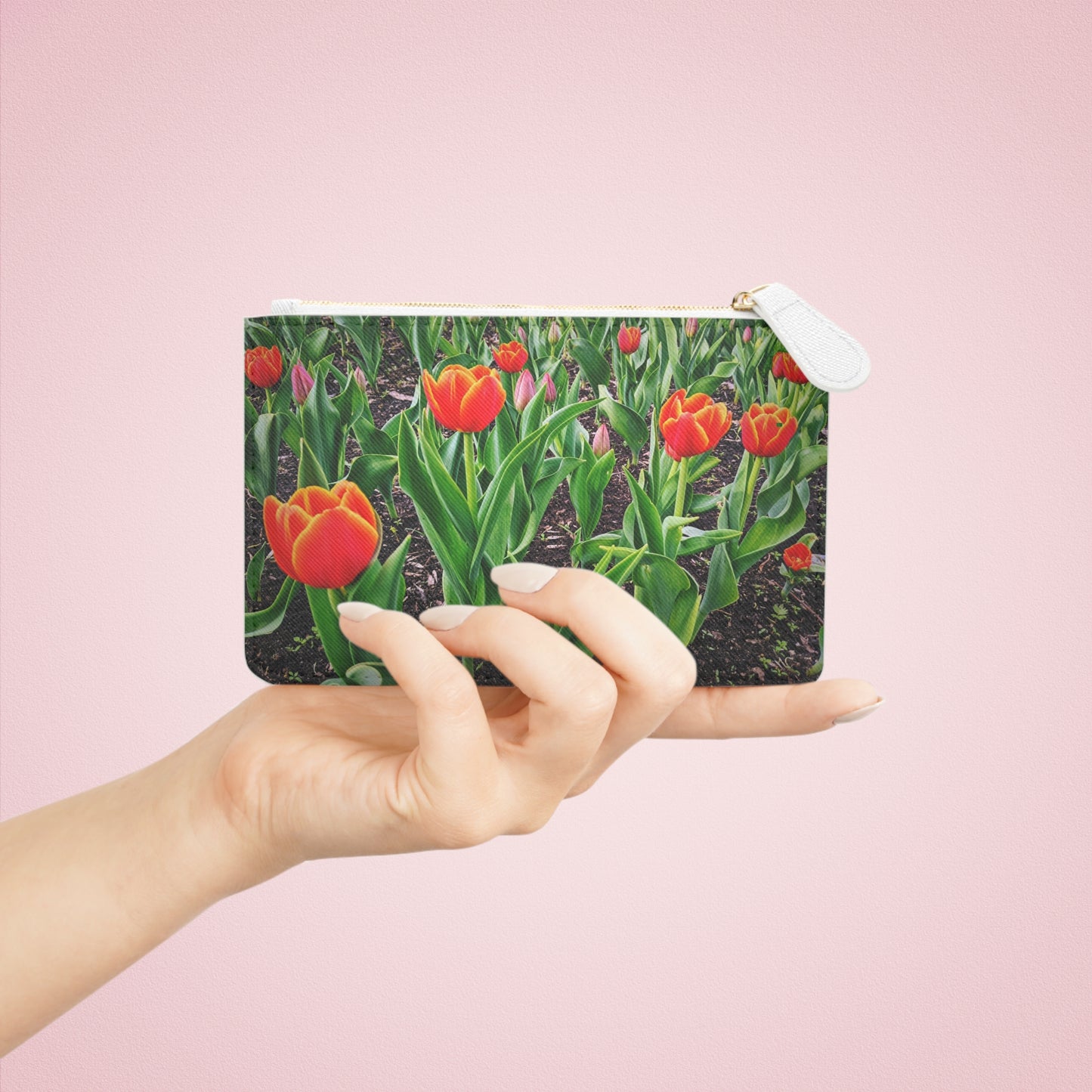 Red Tulips Mini Clutch Bag (SP Photography Collection) RED