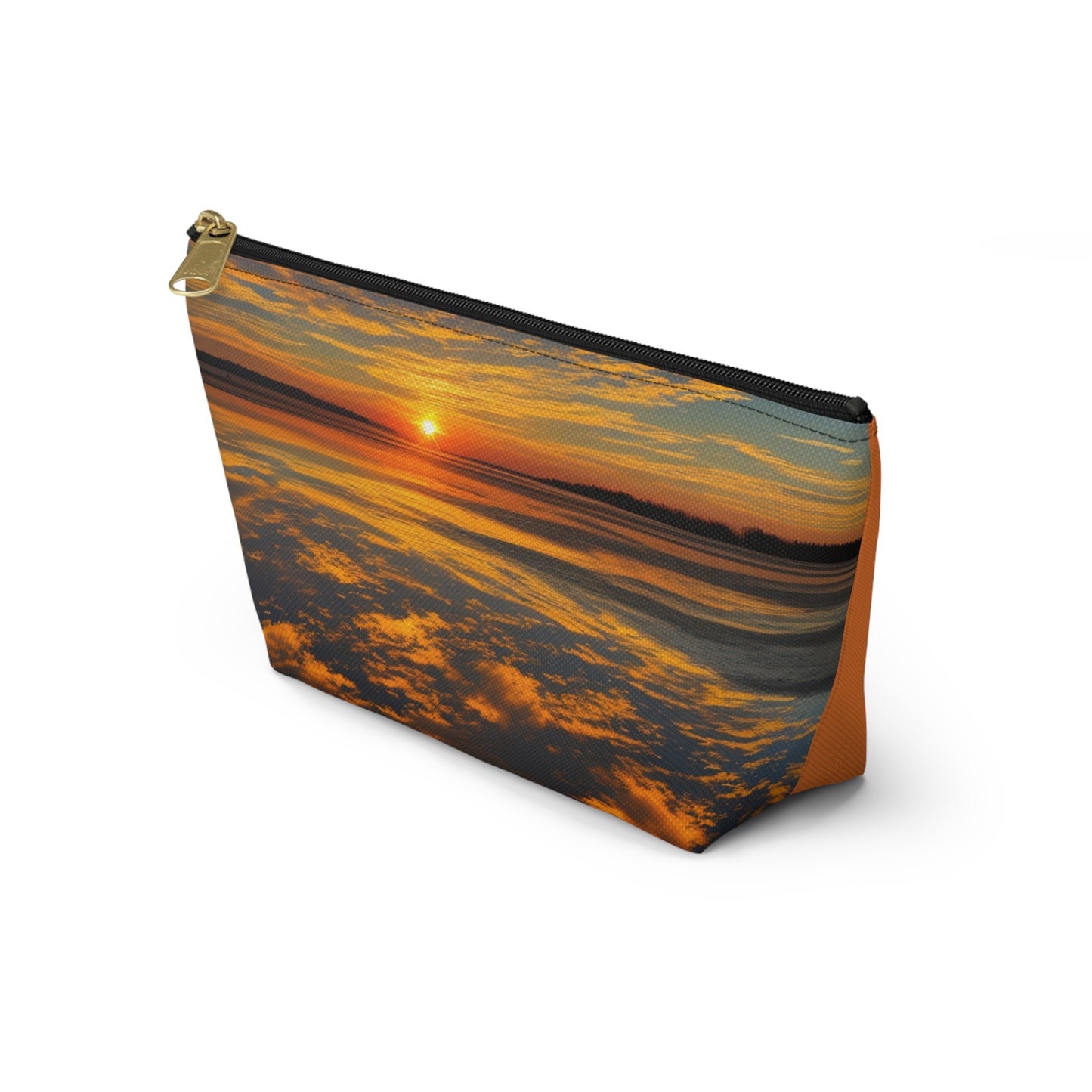 Orange Skies Accessory Pouch w T-bottom (SP Photography Collection) ORANGE