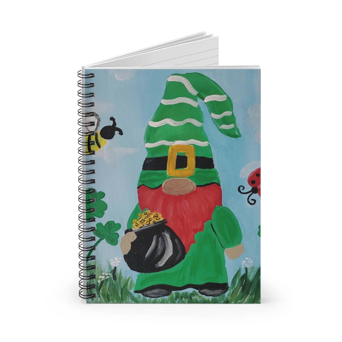 St. Patrick Gnome Spiral Notebook - Ruled Line (Brookson Collection)
