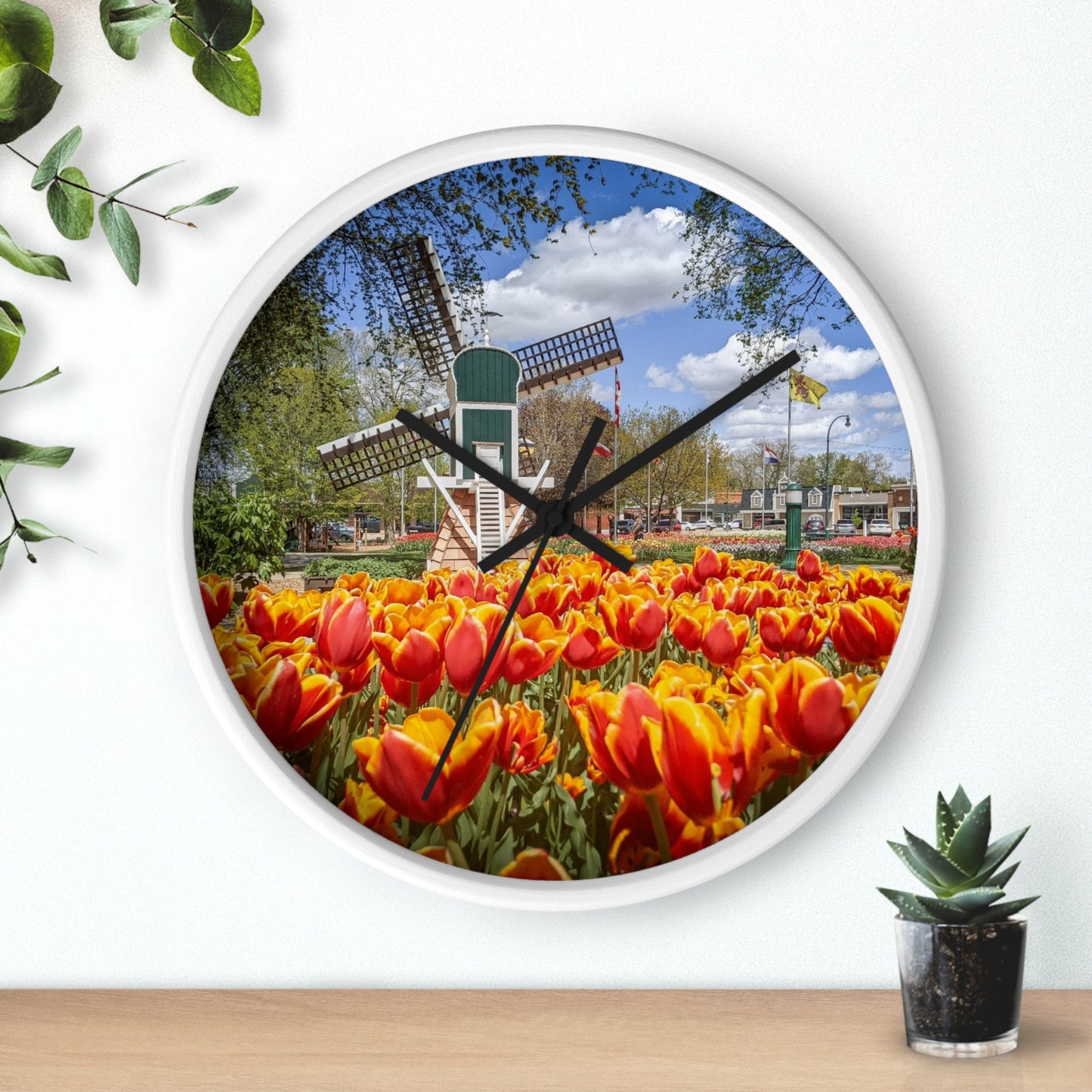 Windmill Garden Wall Clock (SP Photography Collection)
