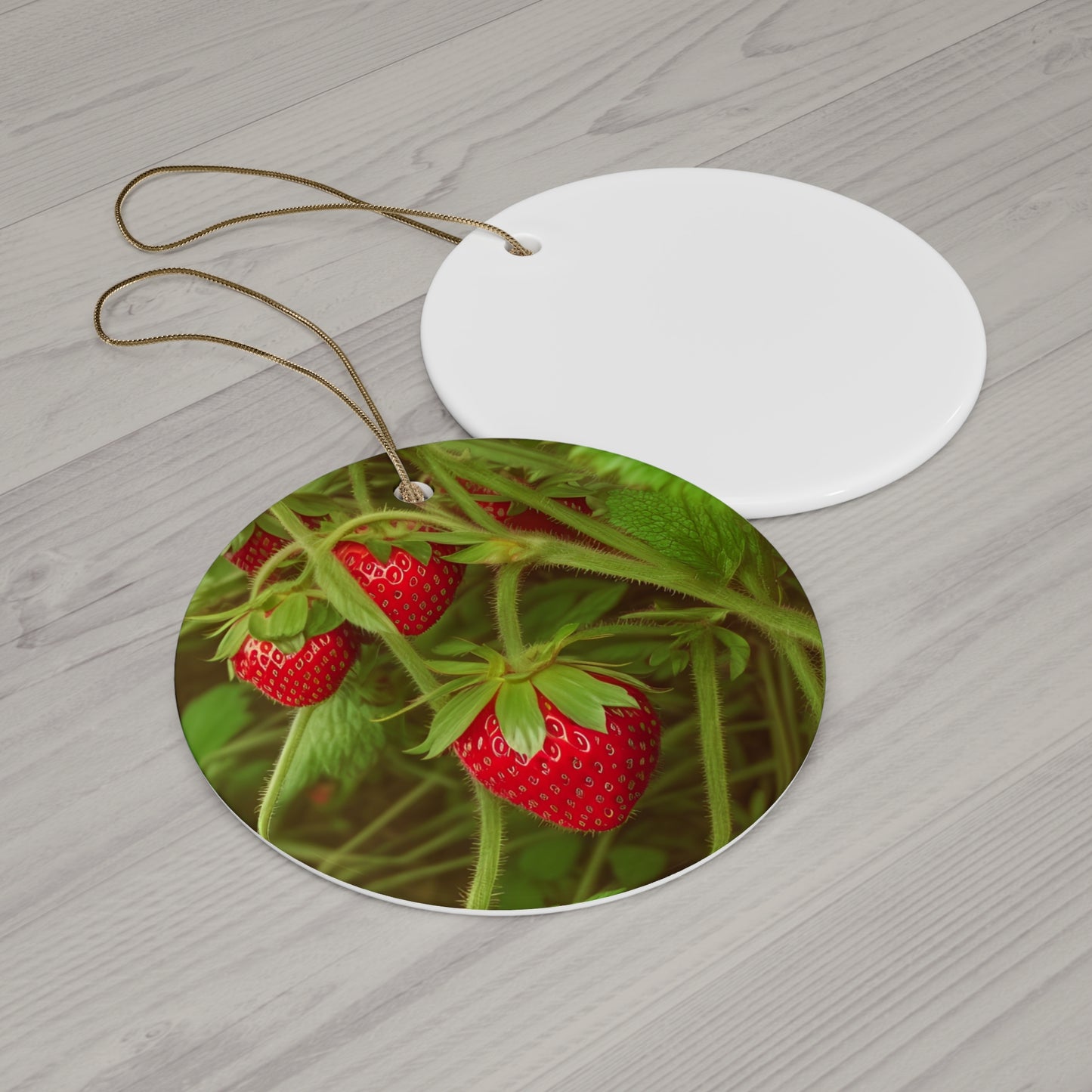 Strawberry Ceramic Ornament (SP Photography Collection)