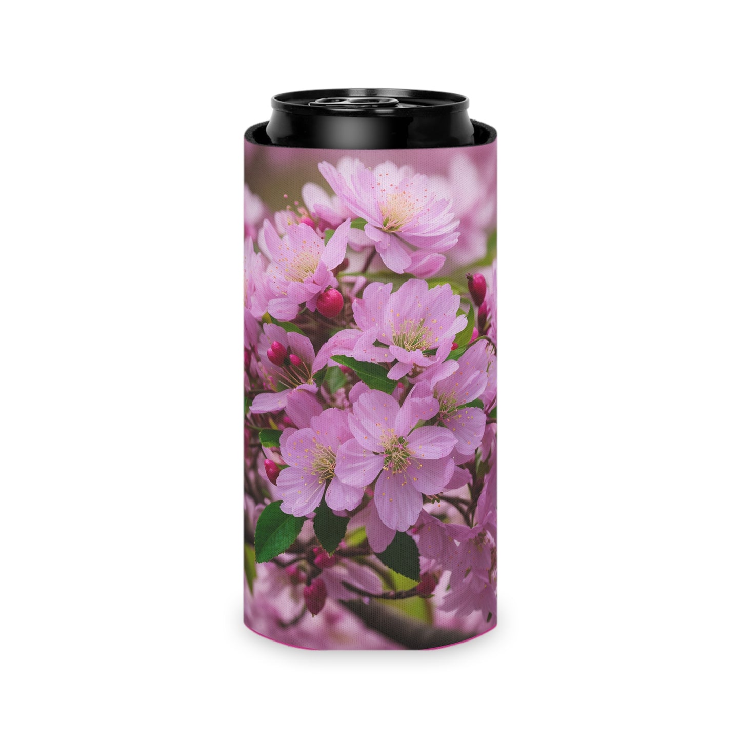 Cherry Blossom Slim Can Cooler Sleeve (SP Photography Collection) PINK