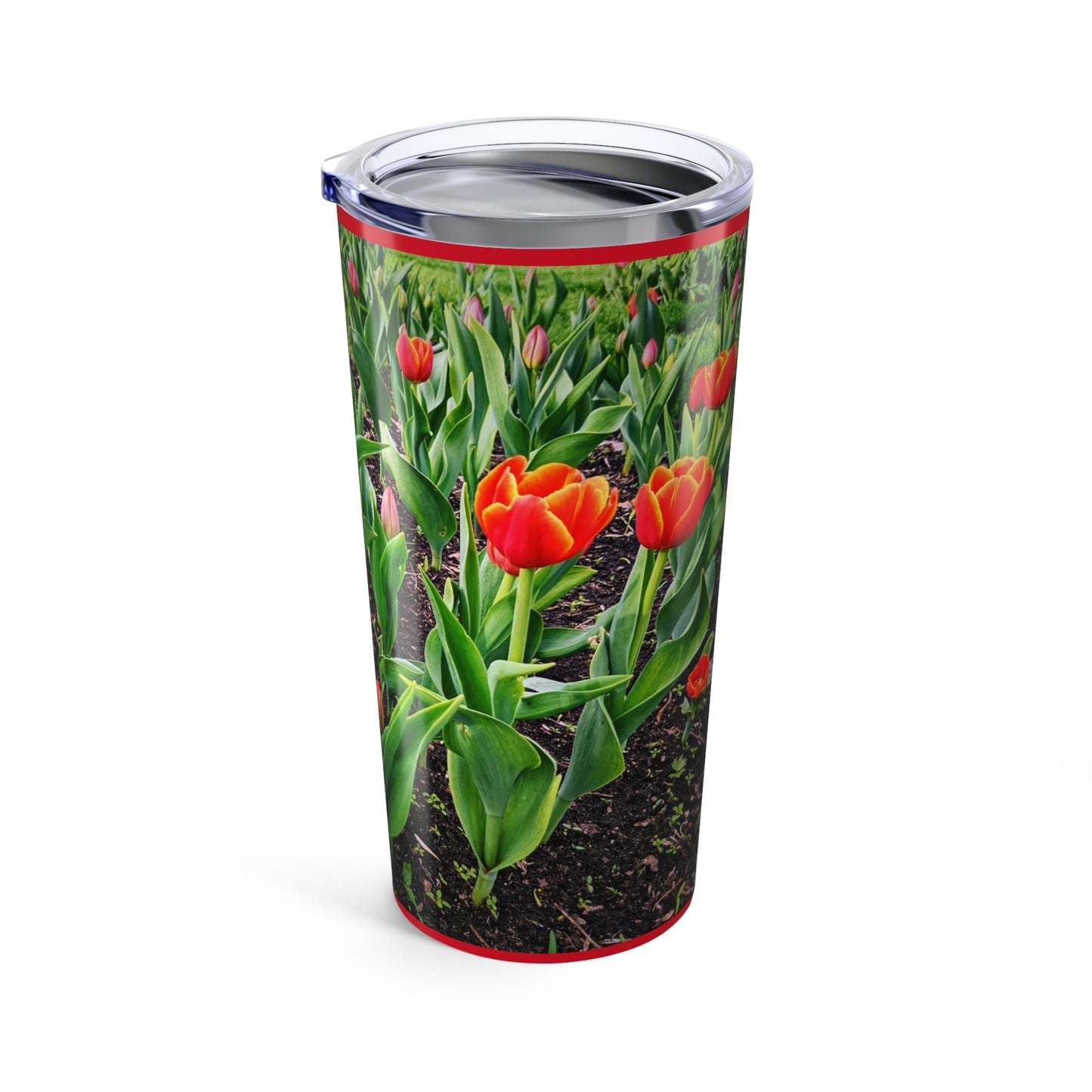 Red Tulips Tumbler 20oz (SP Photography Collection)