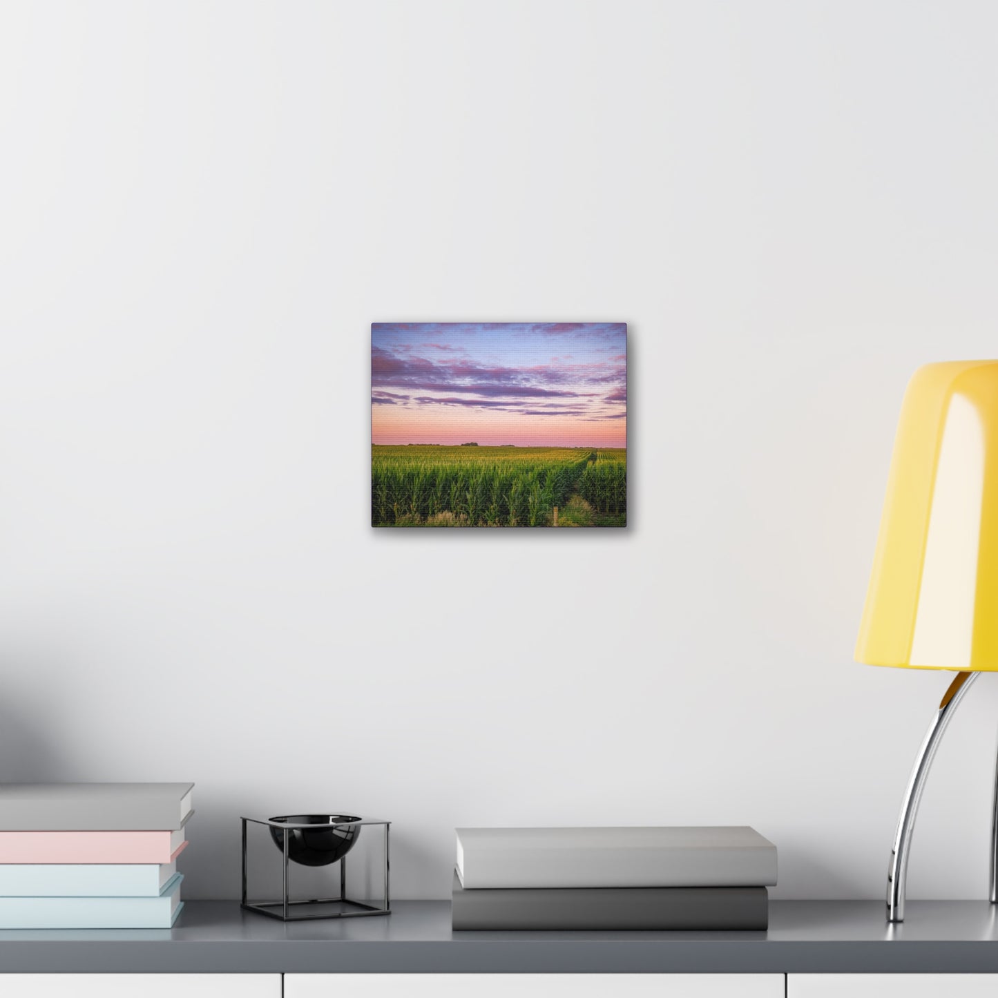 Corn Field Sunset Canvas Stretched (SP Photography Collection)