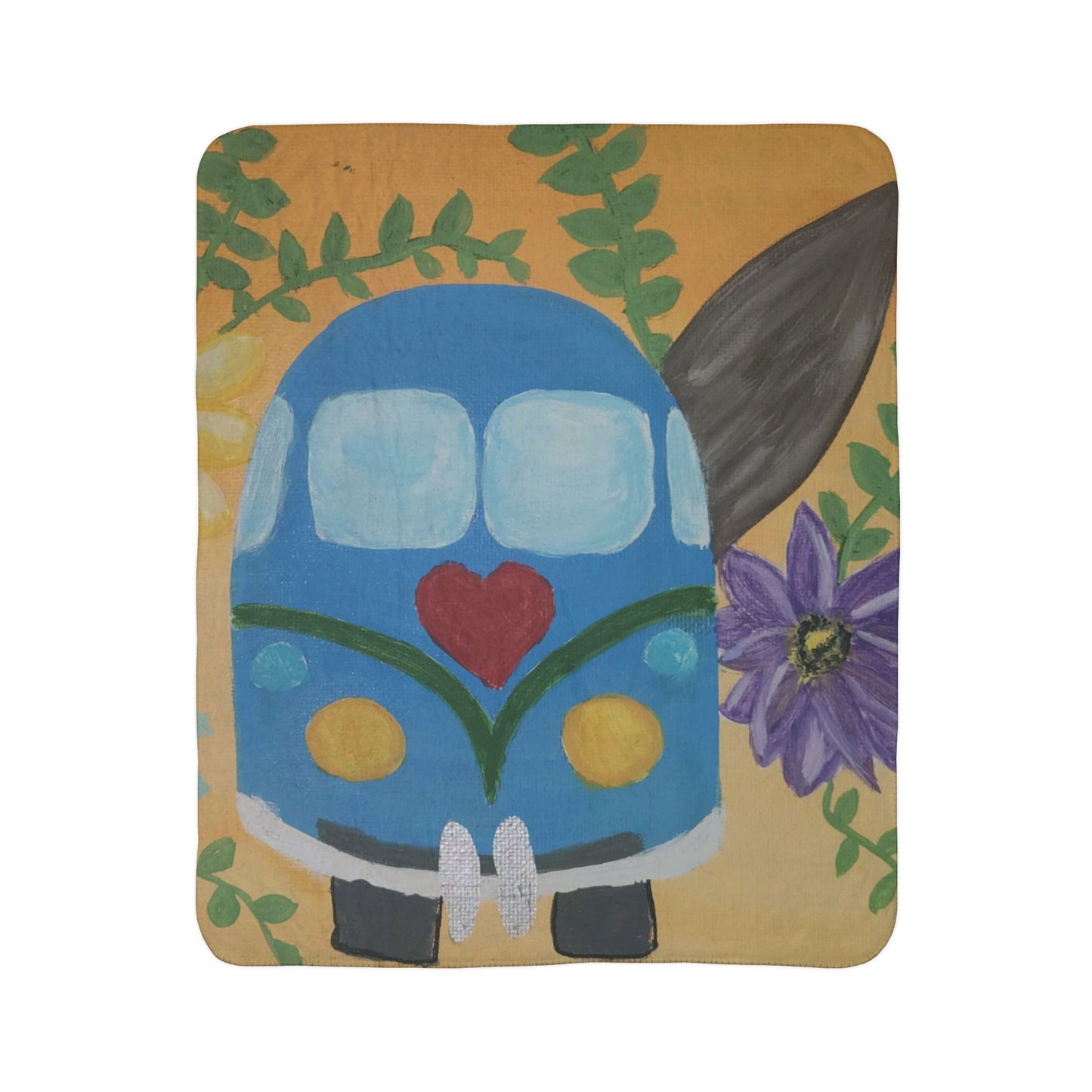Beach Ride Fleece Sherpa Blanket (Brookson Collection)