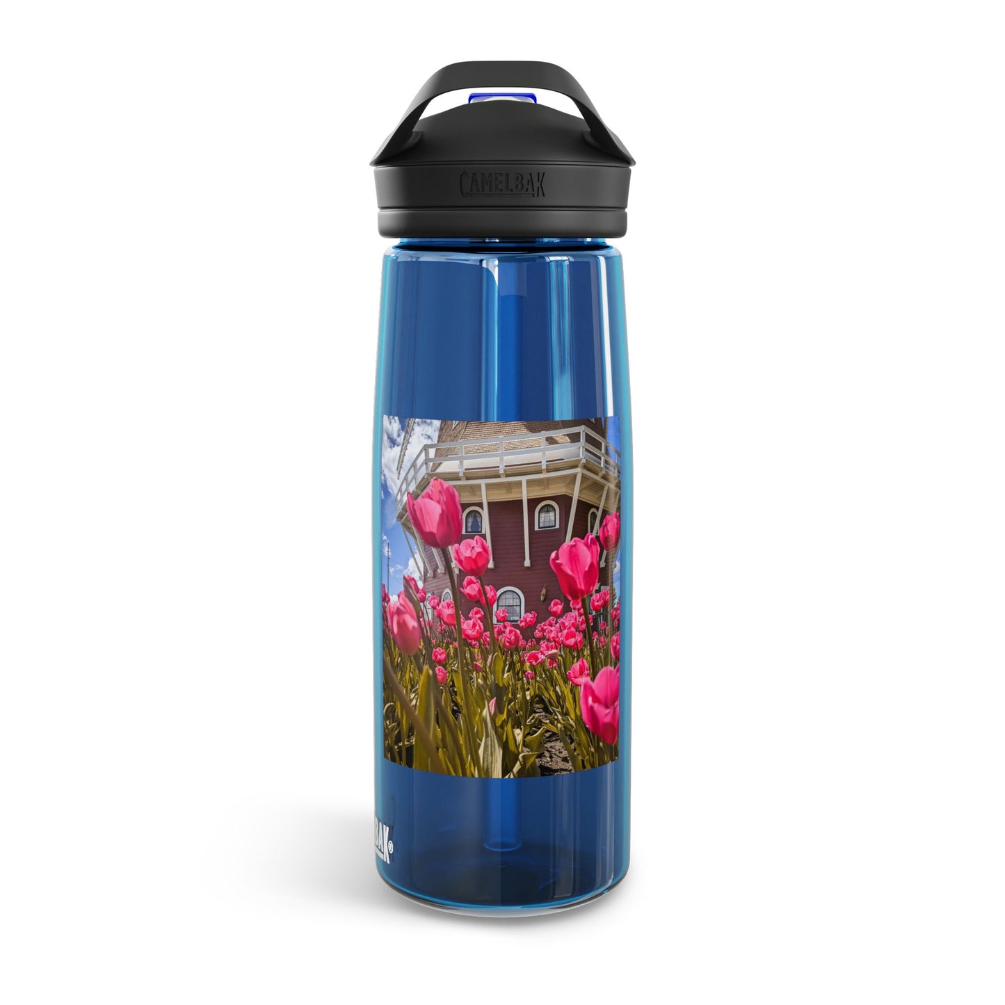 Windmill Pink Tulip CamelBak Eddy® Water Bottle, 25oz (SP Photography Collection)