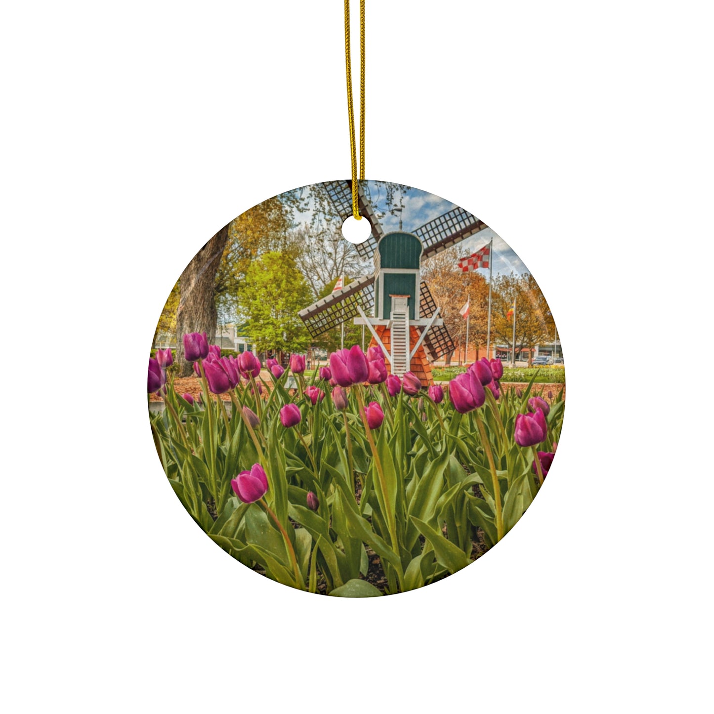 Windmill Tulip Ceramic Ornament (SP Photography Collection)