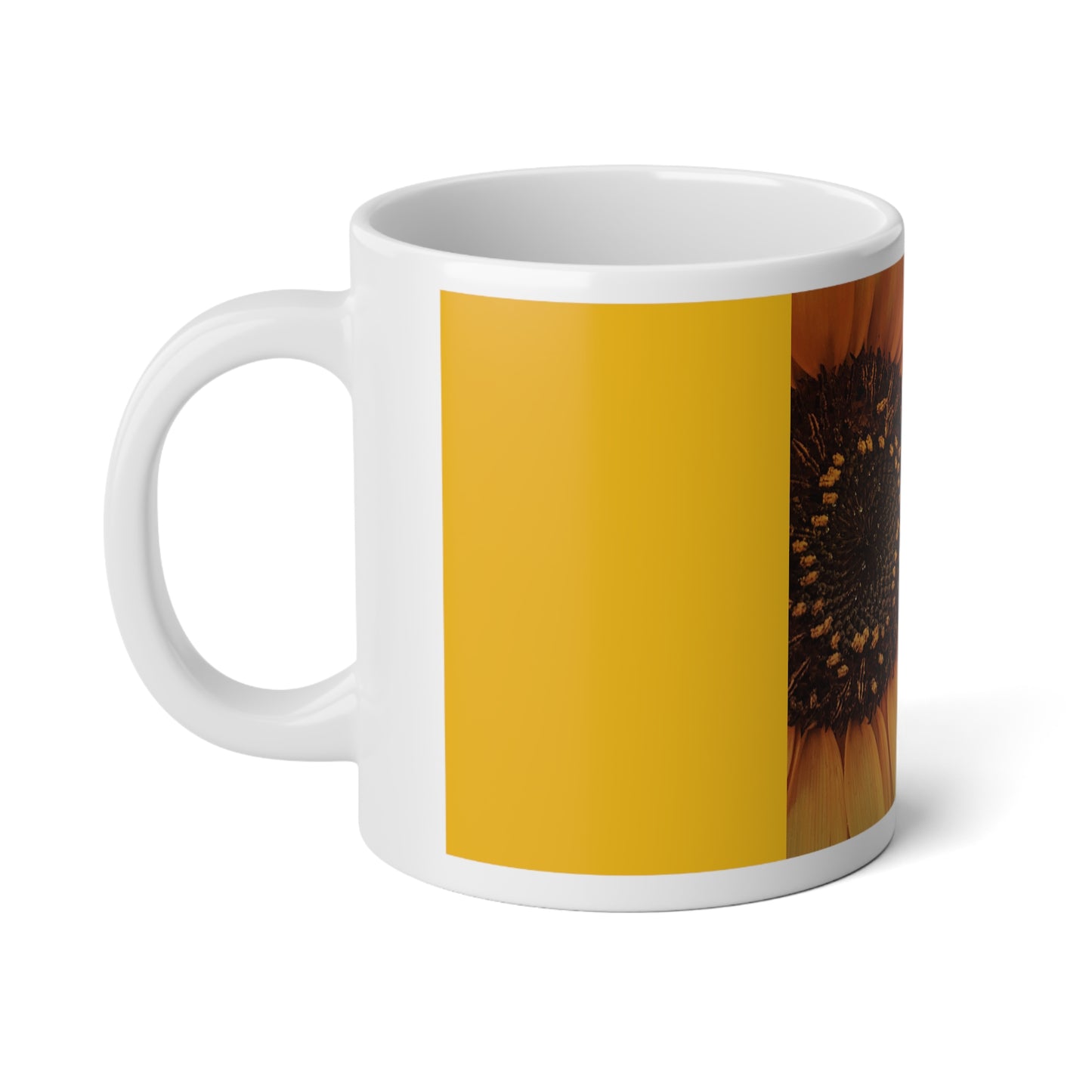 Sun Ray Sunflower Jumbo Mug, 20oz (SP Photography Collection) YELLOW