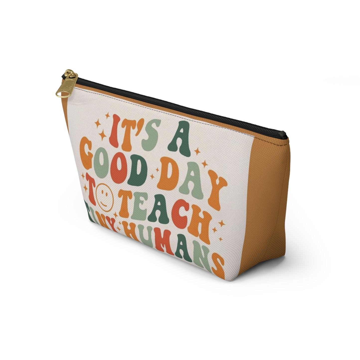 Teacher Pouch w T-bottom (aiB & J Collections) BROWN