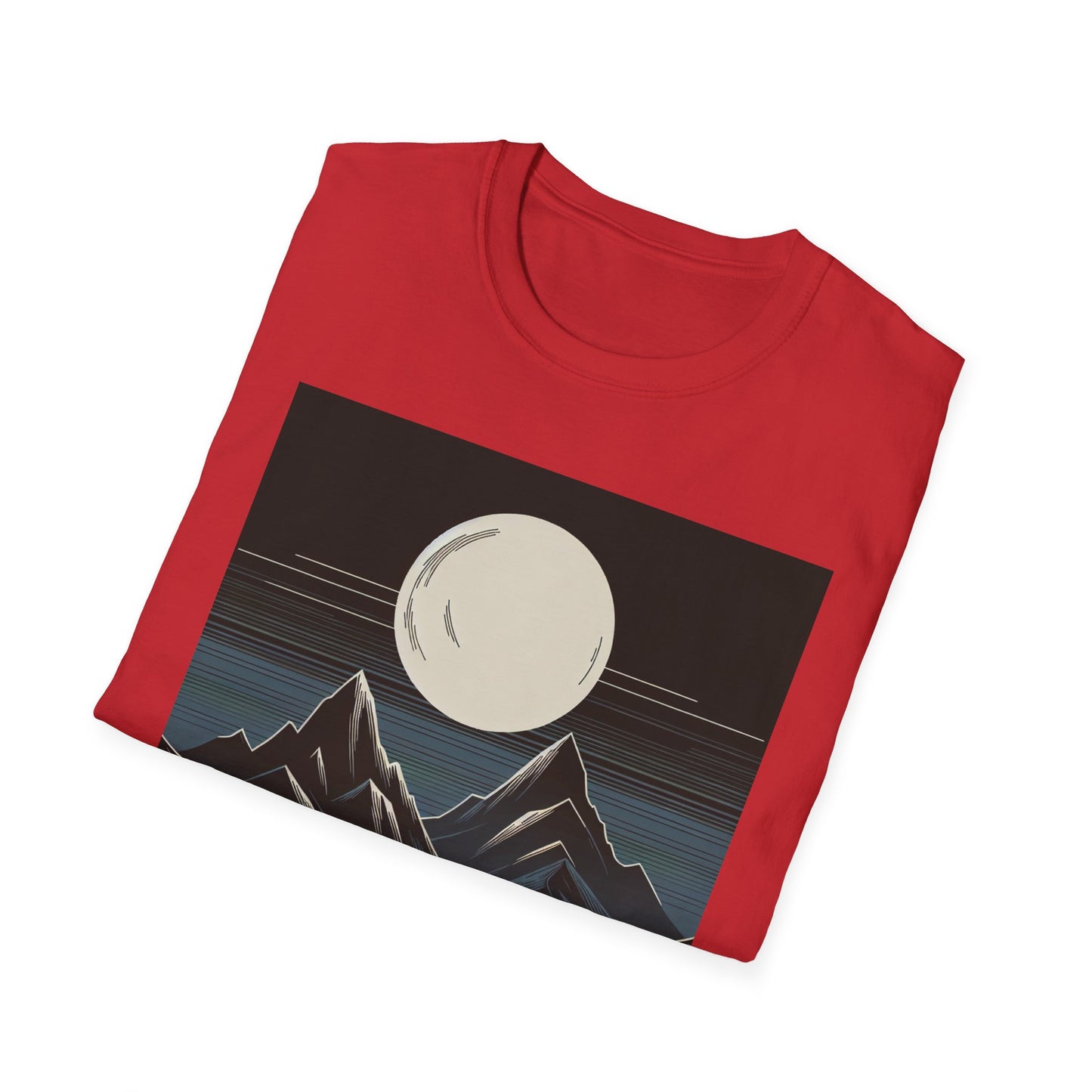 Moon Unisex Soft-style T-Shirt (B & J Collections)