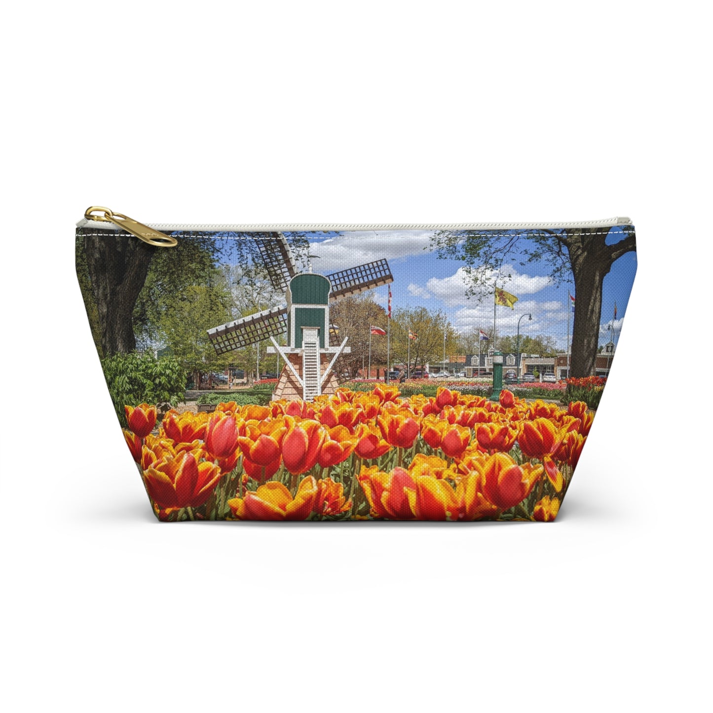 Windmill Garden Pouch w T-bottom (SP Photography Collection) YELLOW