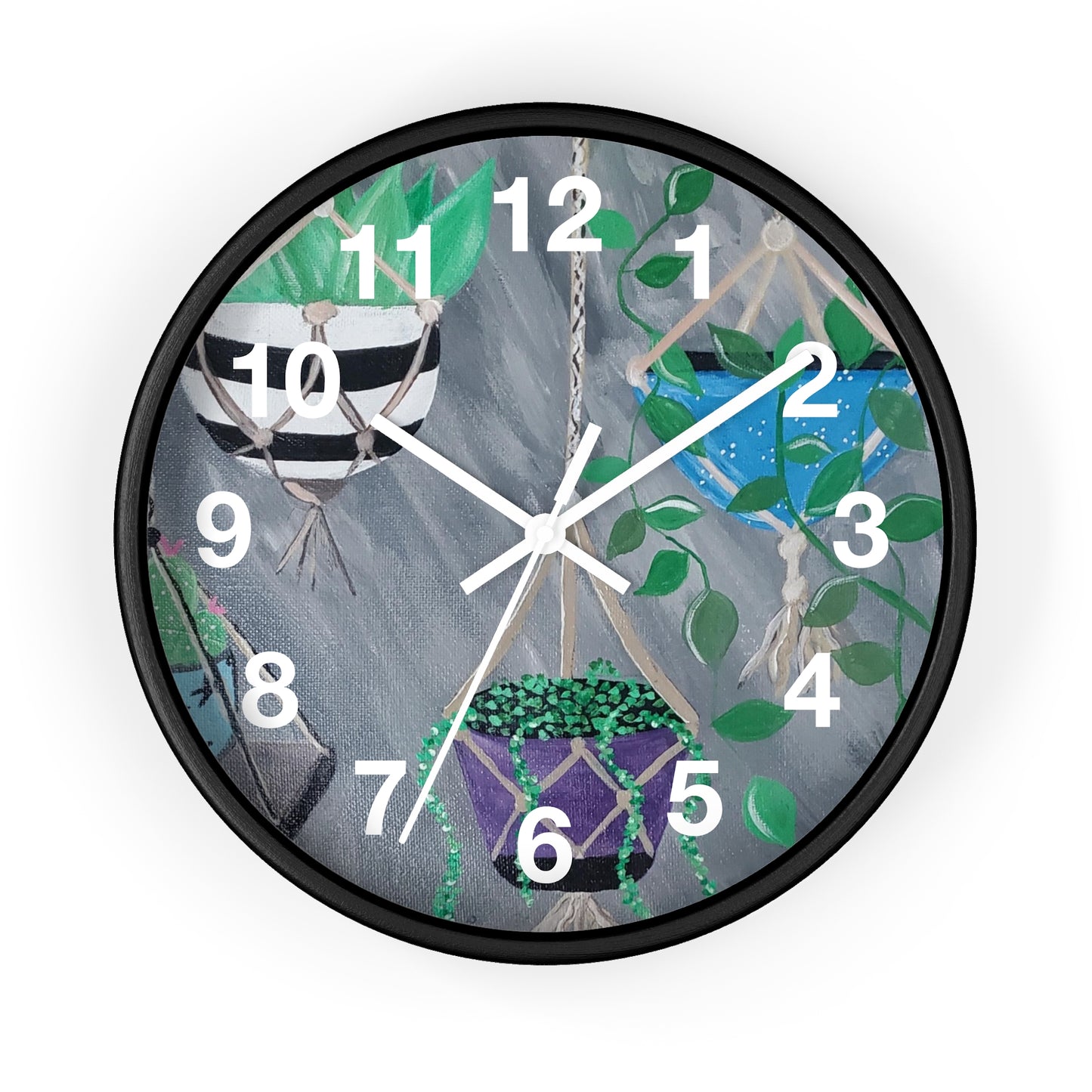 Succulent Delight Wall Clock (Brookson Collection)