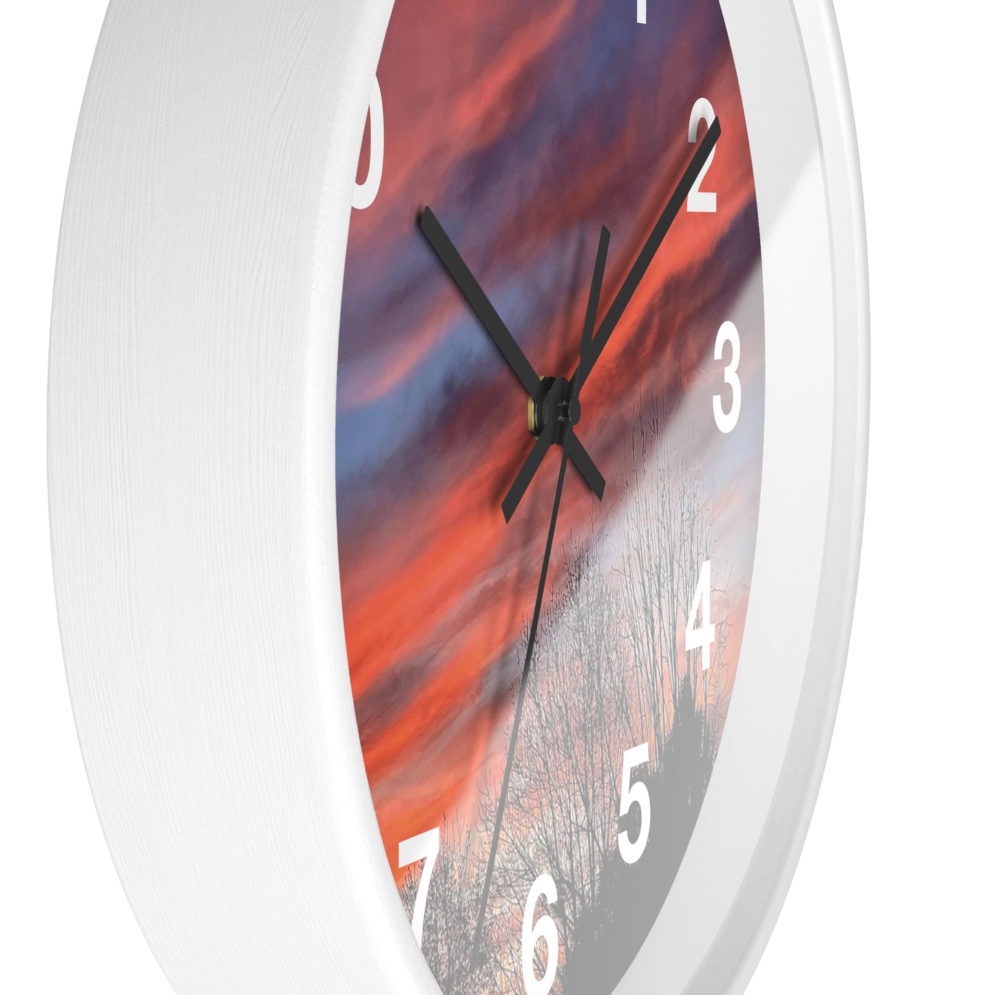 Pink Sky Wall Clock (B & J Collections)