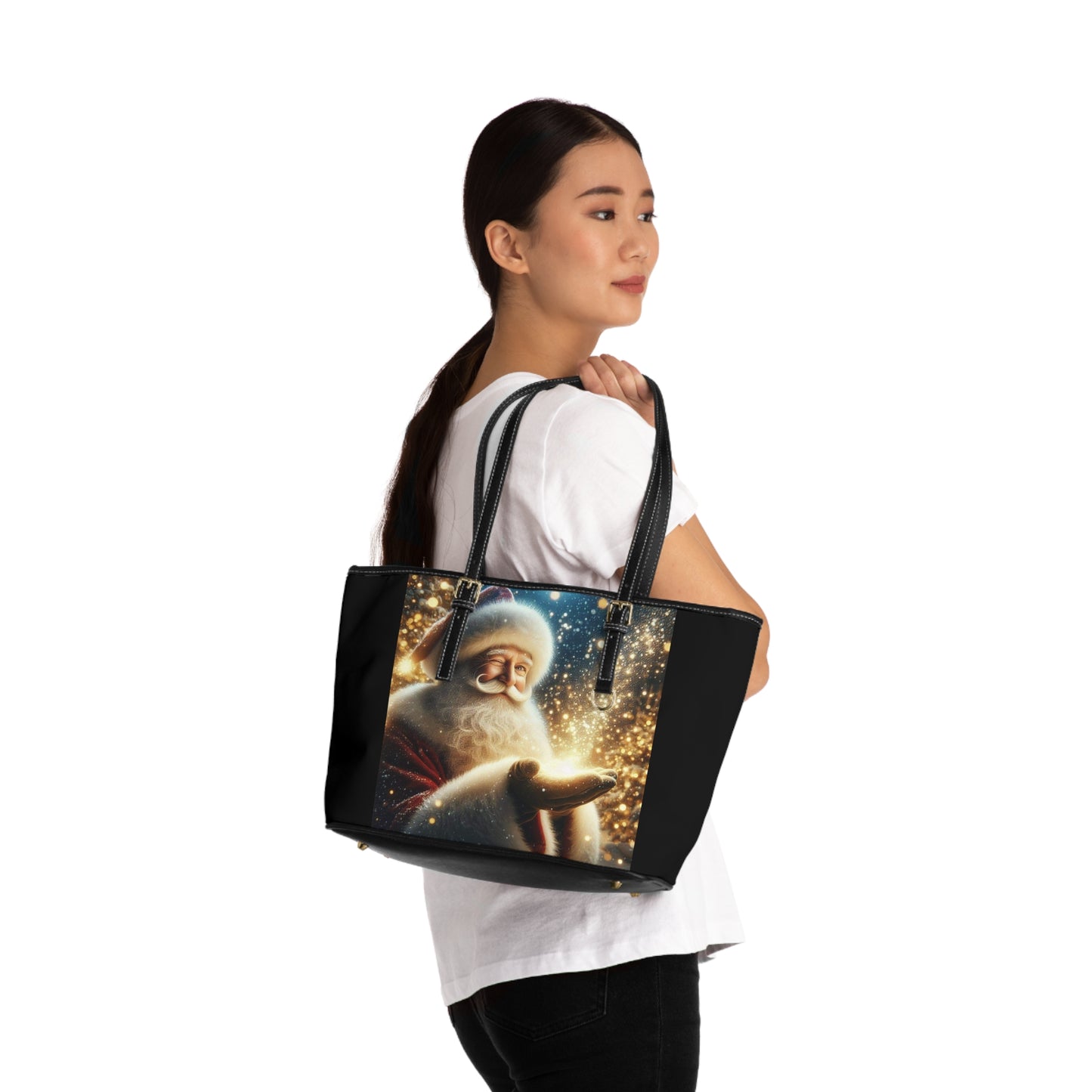 Santa Magic Leather Shoulder Bag (ai B & J Collections)